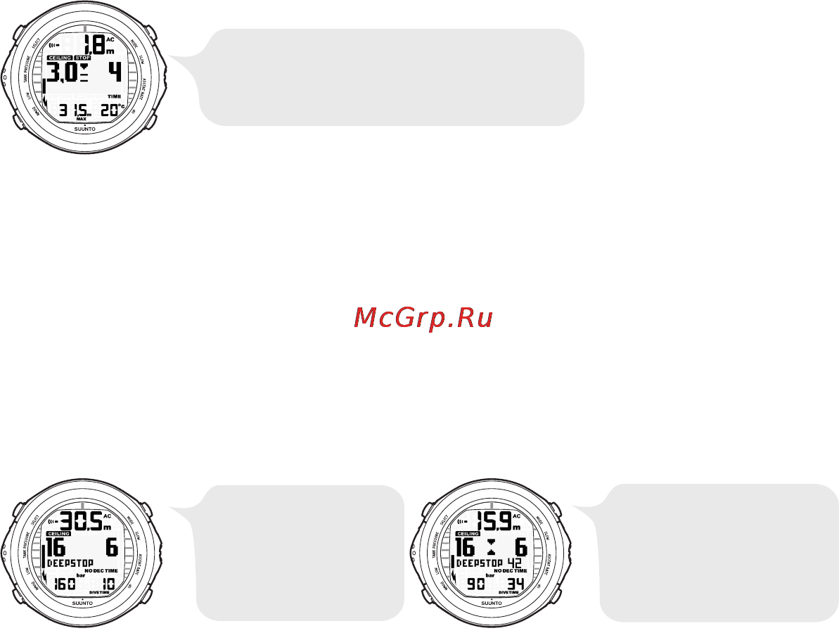 Suunto D9tx [81/159] Глубоководные остановки