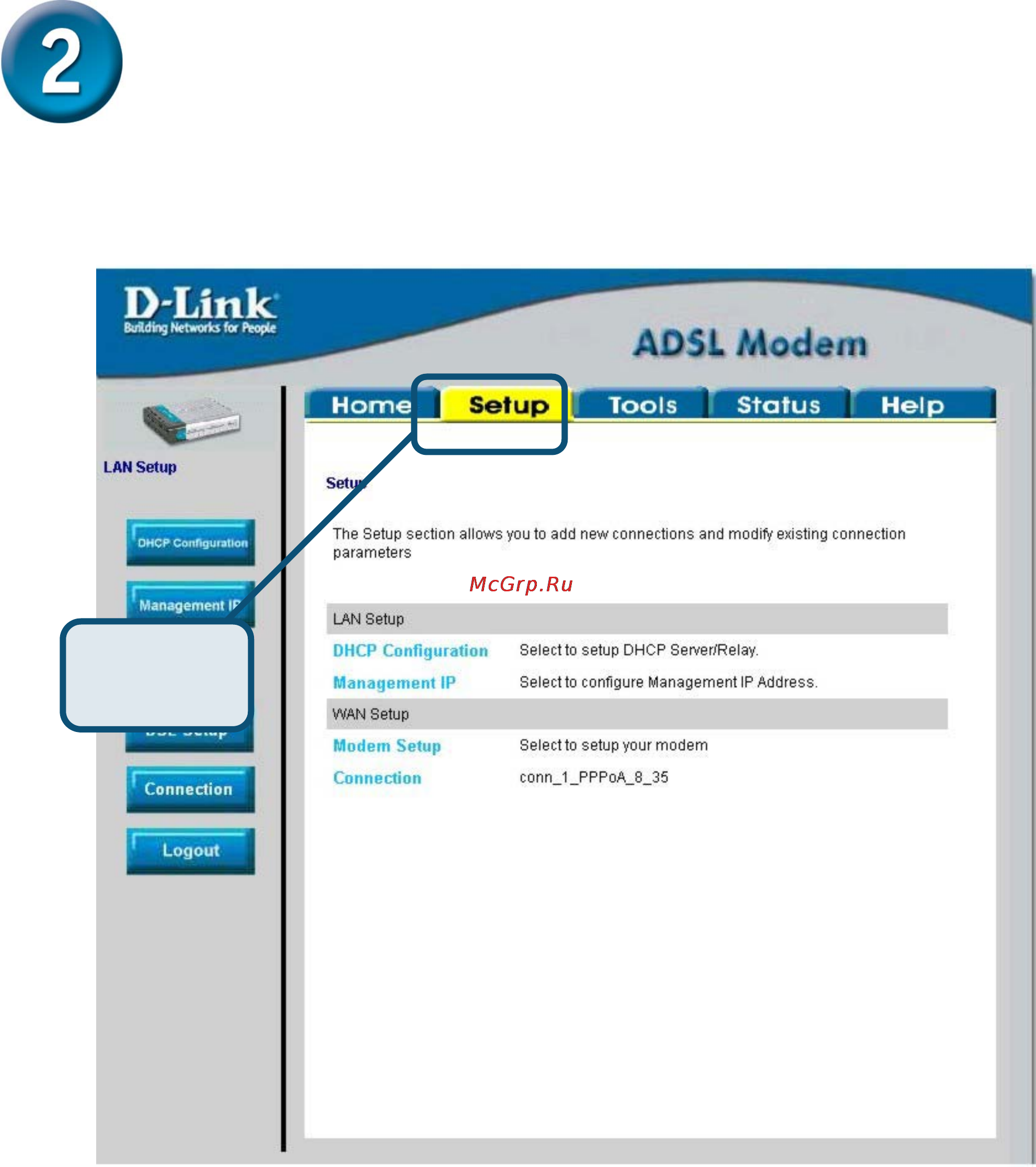 D-Link DSL-300T [24/57] Configuration du modem suite
