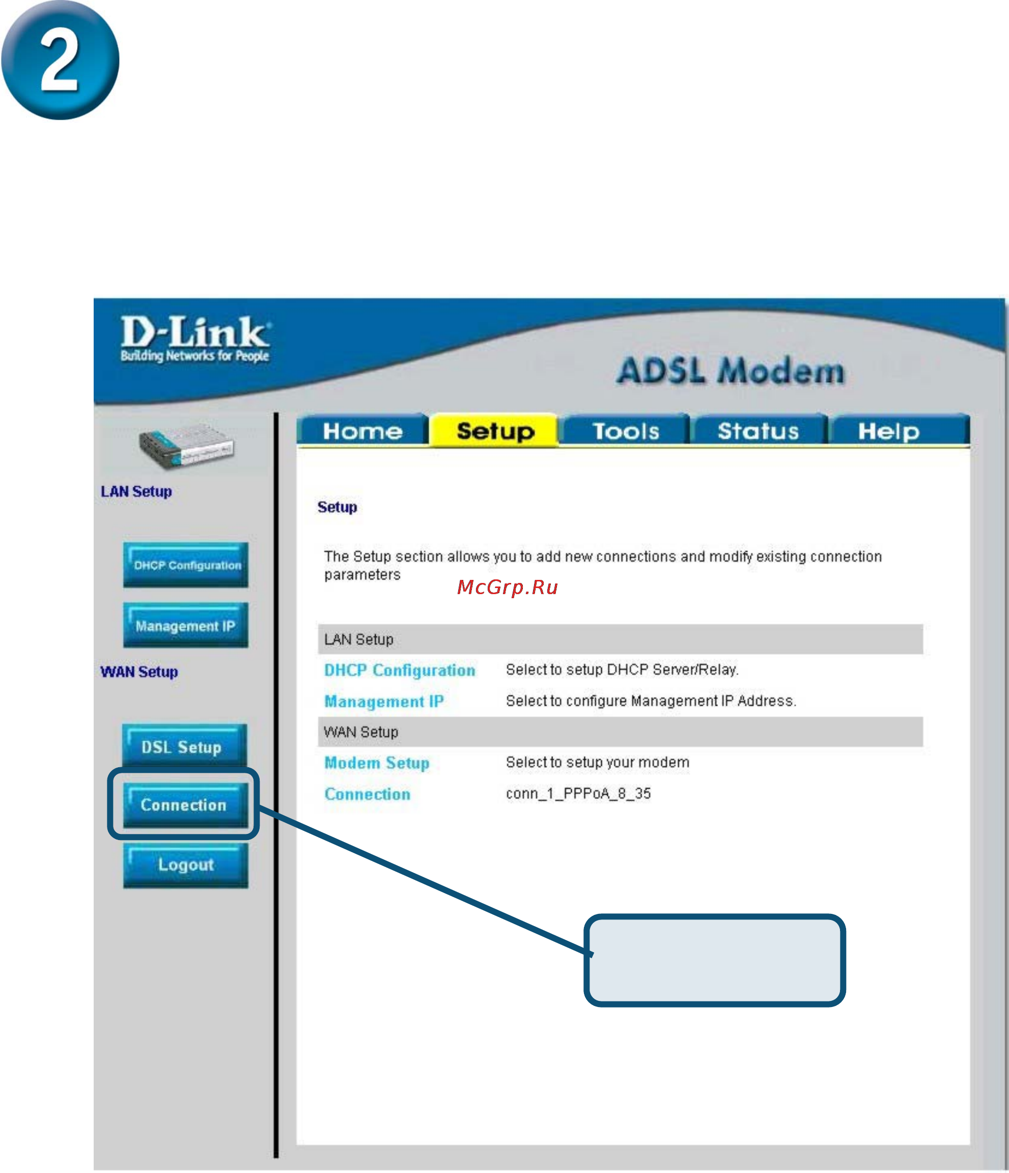 D-Link DSL-300T [35/57] Configuración del módem continuación