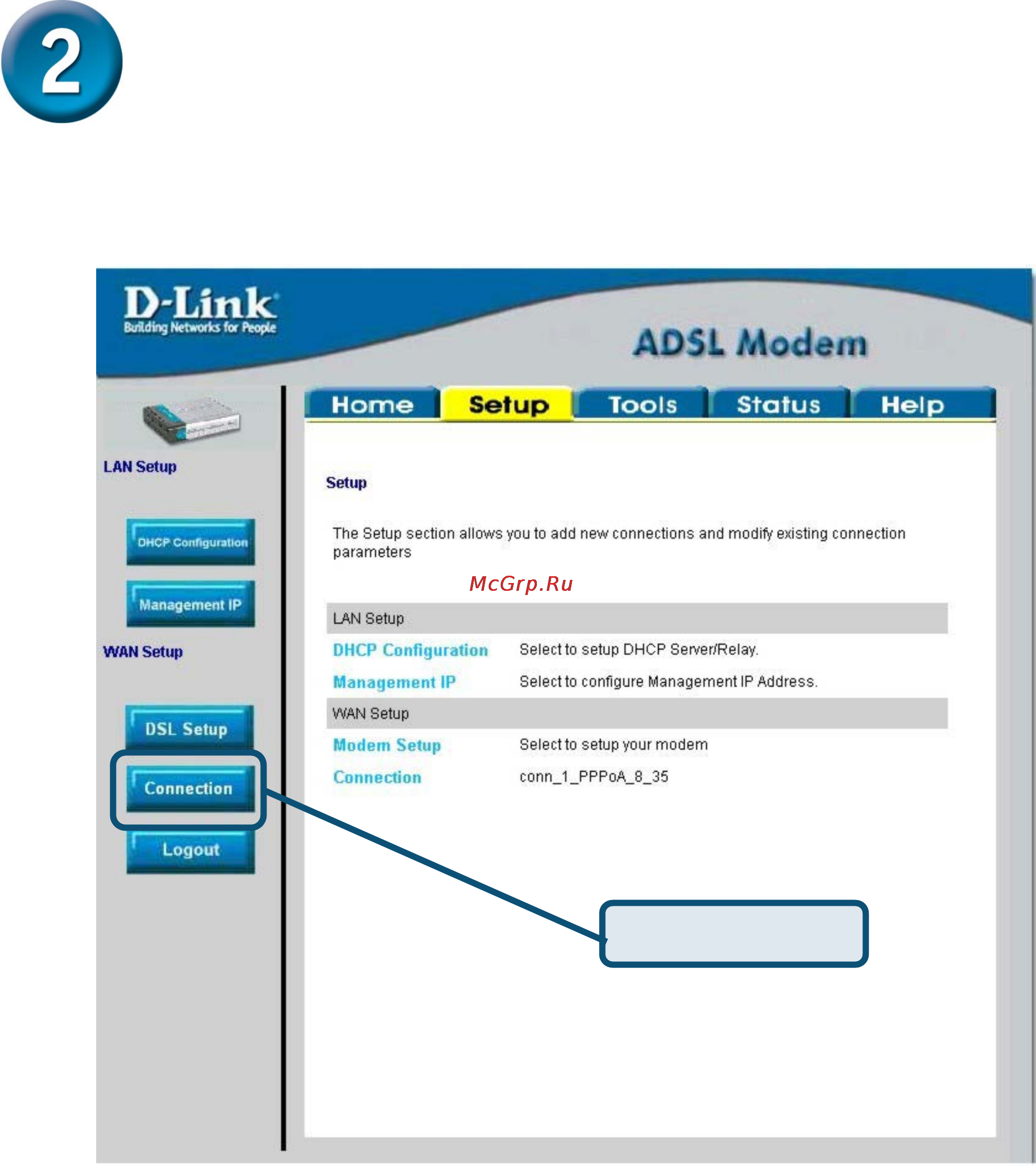 D-Link DSL-300T [44/57] Configurazione del modem continua