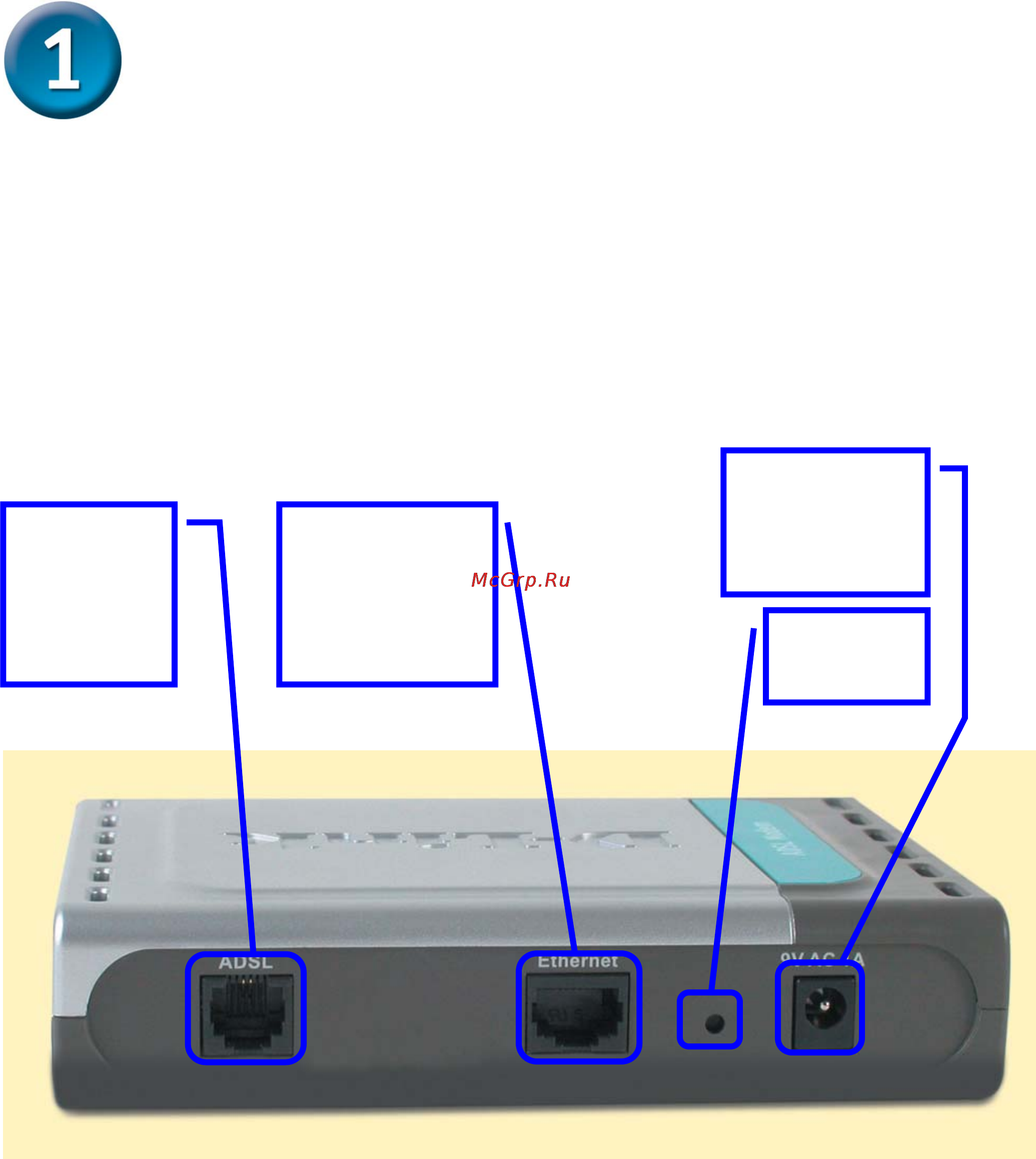 D-Link DSL-300T [50/57] Подключение модема к компьютеру