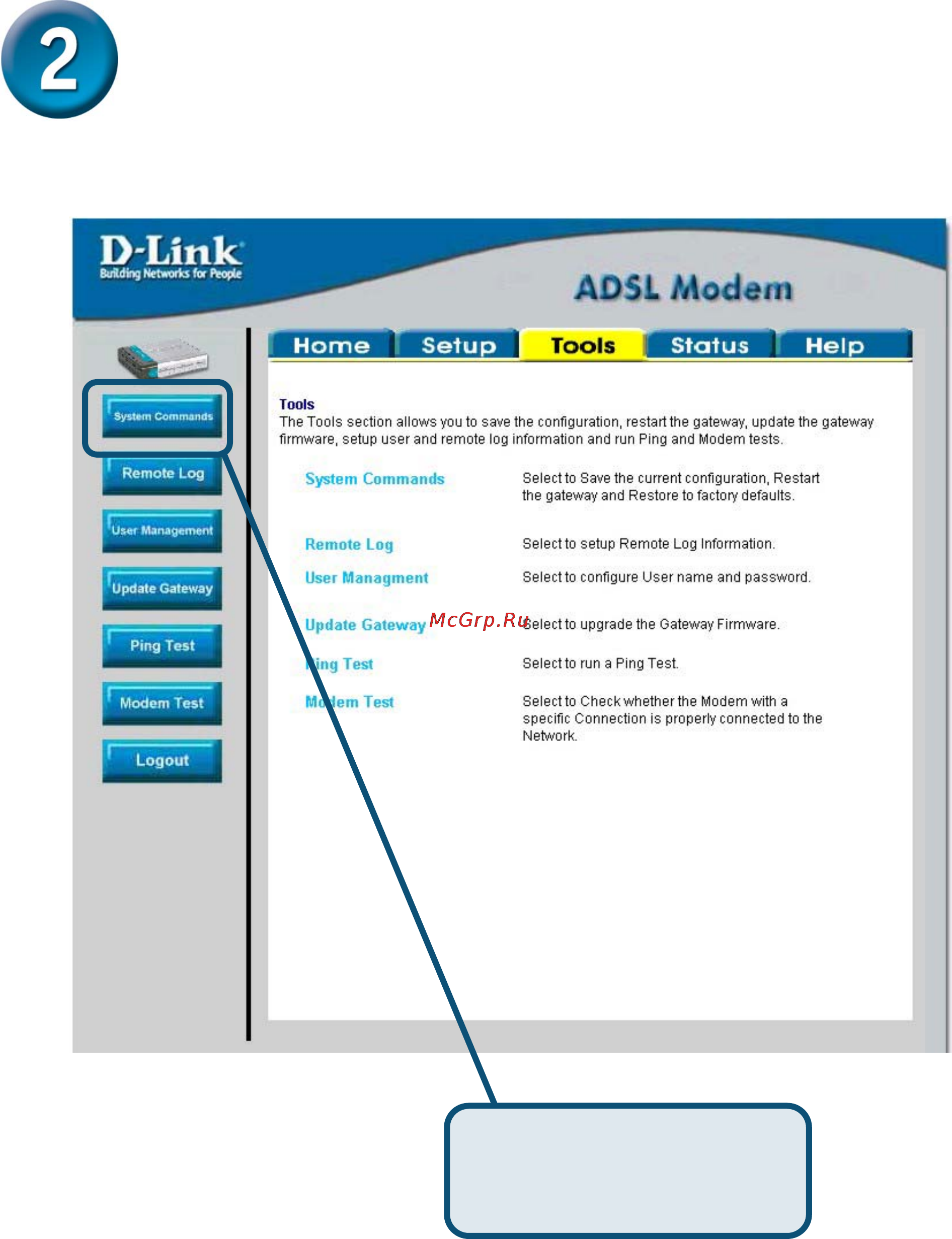 D-Link DSL-300T [7/57] Configuring the modem continued