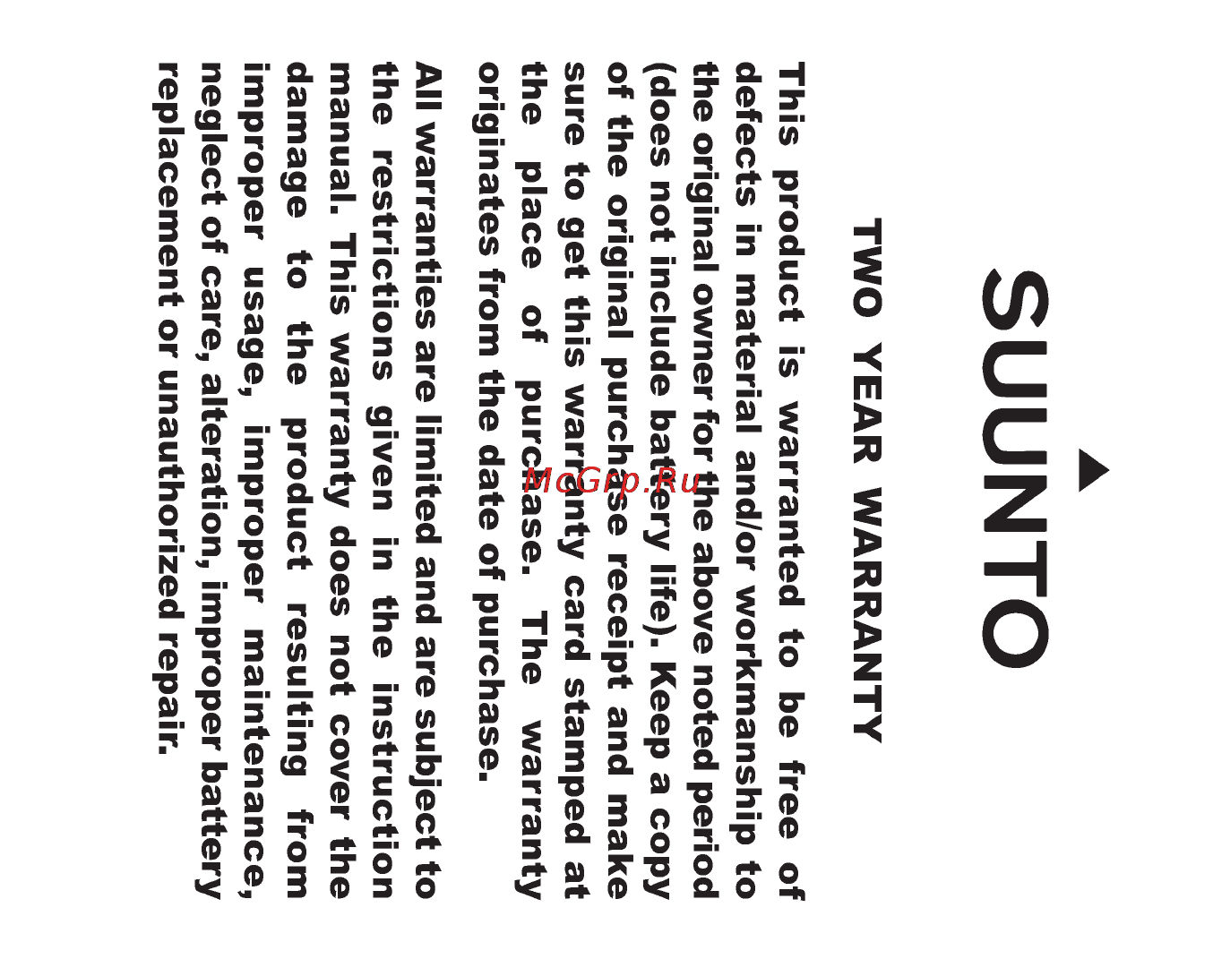 Suunto D9 Инструкция по эксплуатации онлайн [121/122] 12796