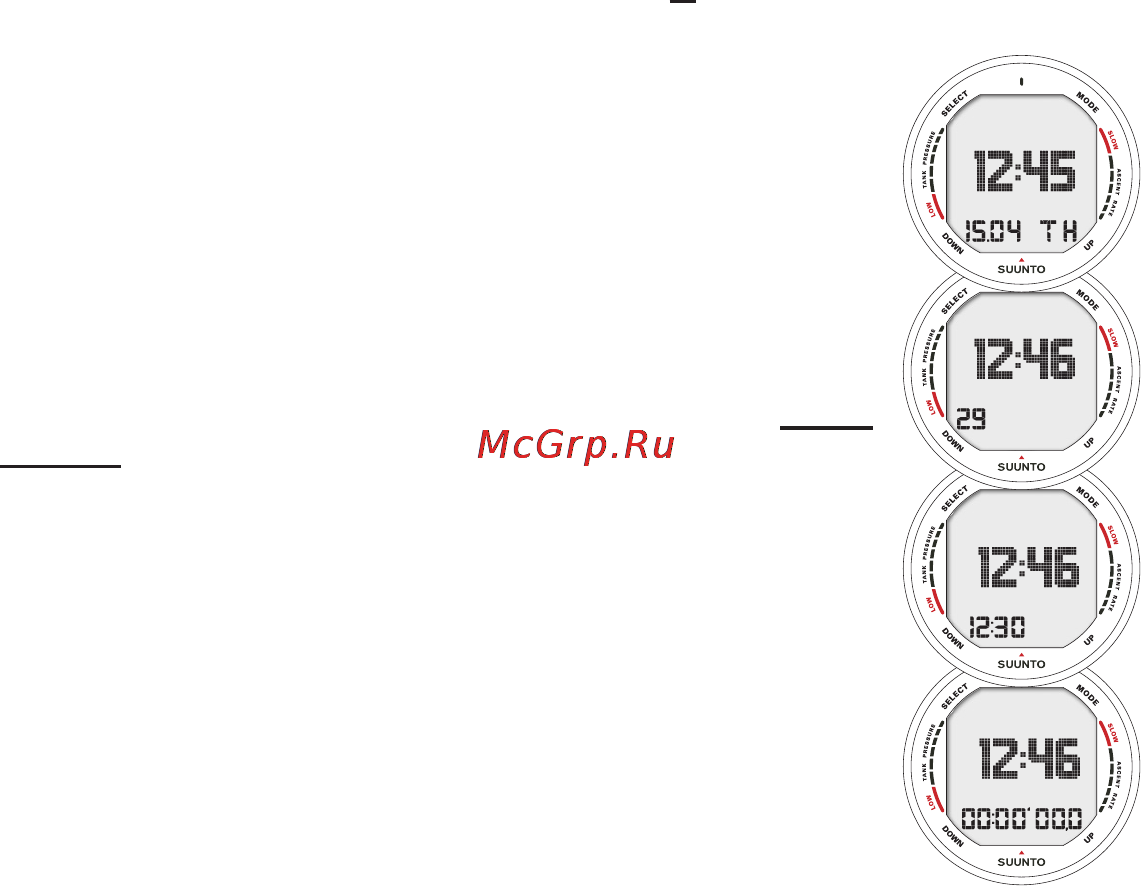 Suunto D9 [27/122] Stopwatch timer