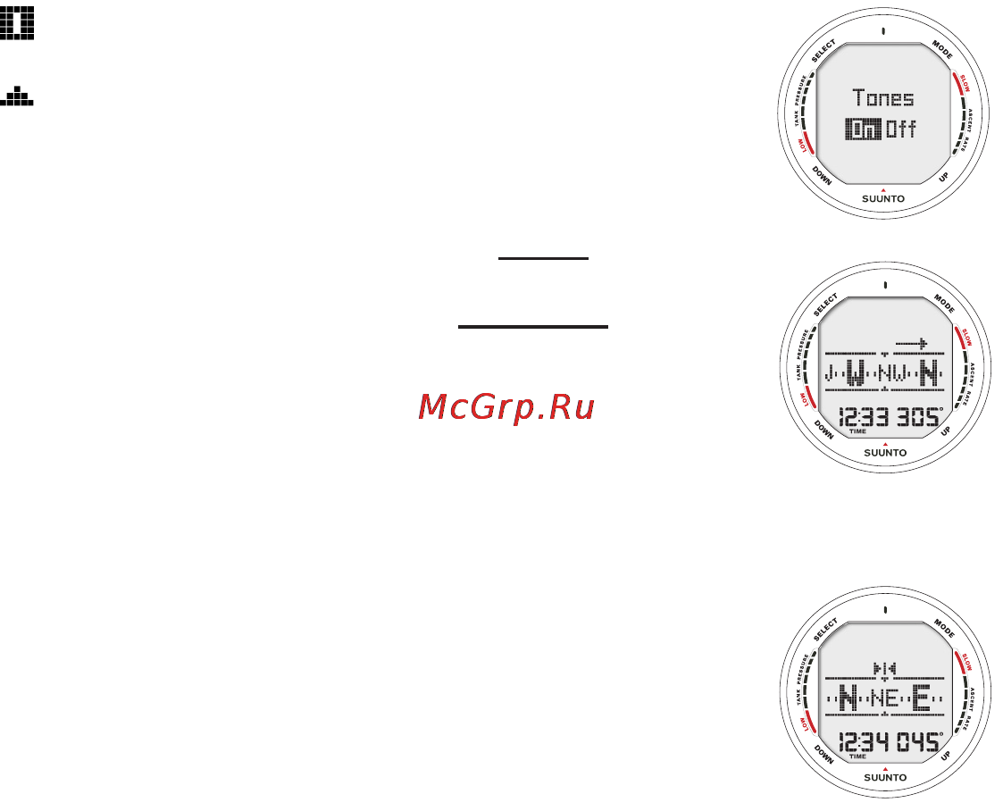 Suunto D9 [33/122] Compass settings