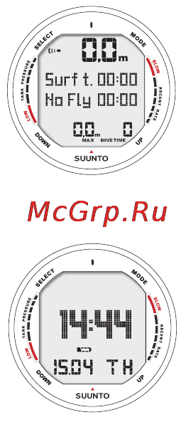 Suunto D9 [39/122] Diving at altitude