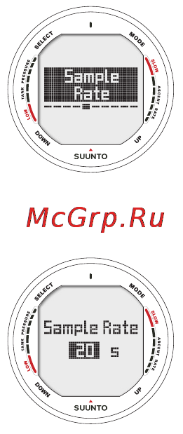 Suunto D9 [47/122] Dive time alarm