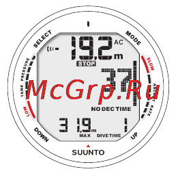 Suunto D9 [59/122] Ascent rate indicator