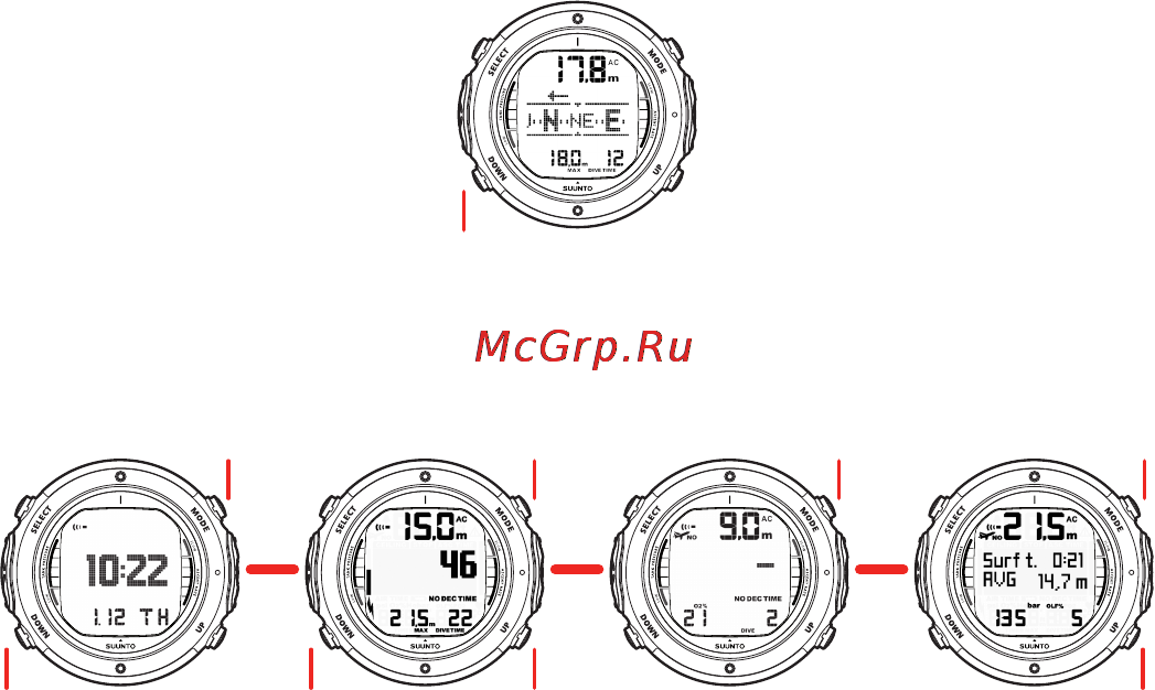 Suunto D6i [21/161] Compass