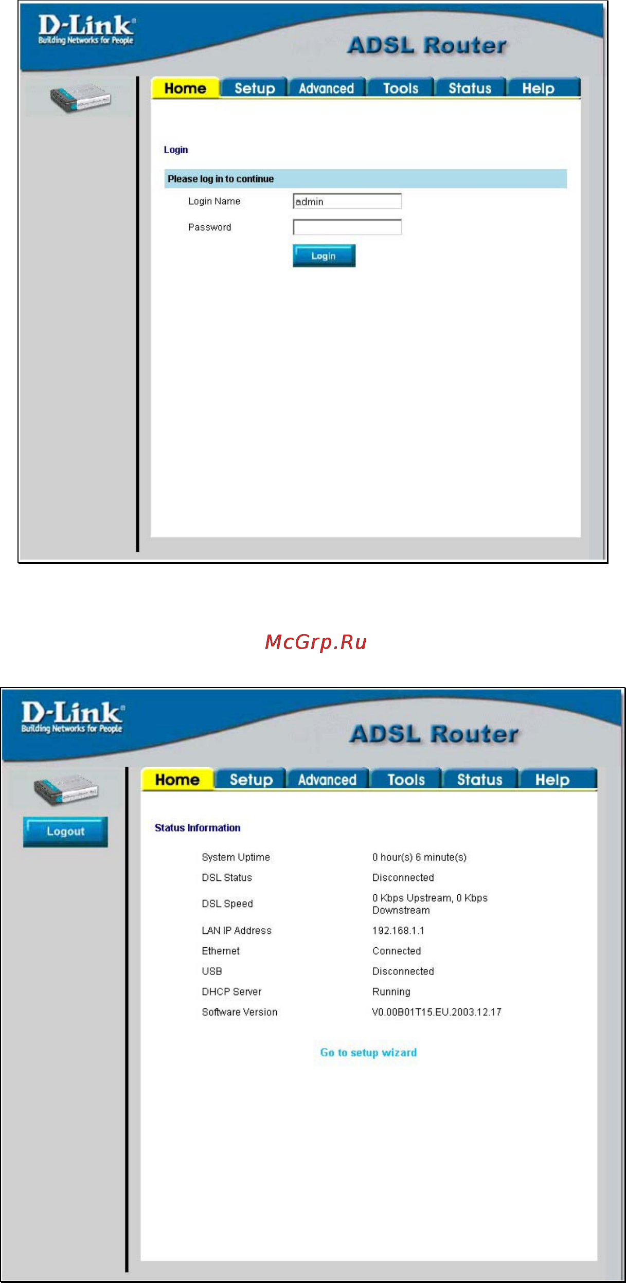 D-Link DSL-504T Инструкция по эксплуатации онлайн [6/11] 12808