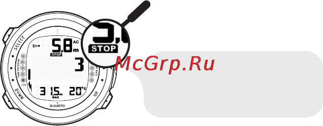 Suunto D4i [68/147] Рекомендуемые остановки безопасности