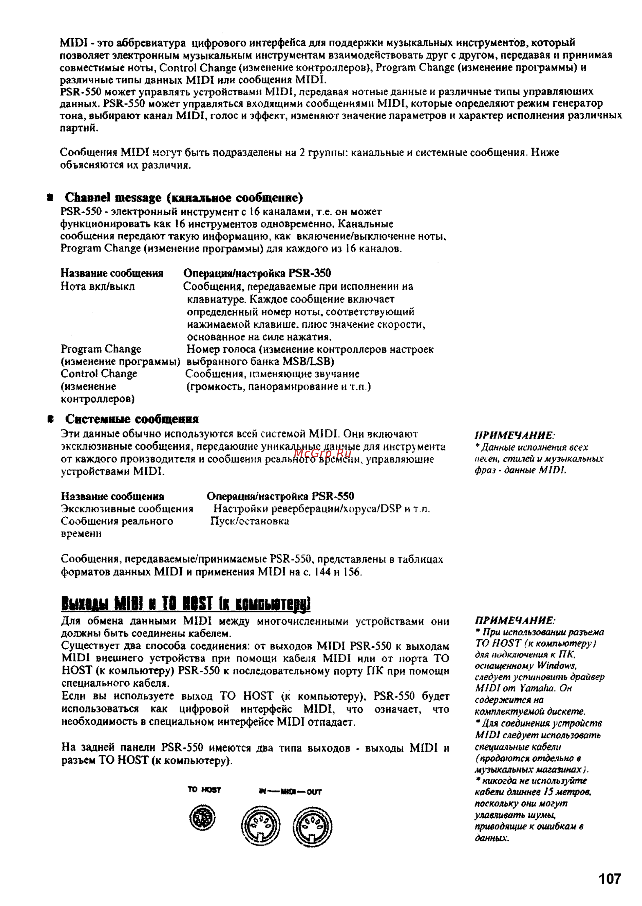Yamaha PSR-550 [105/127] Виши mini ii tl mist к имвытк