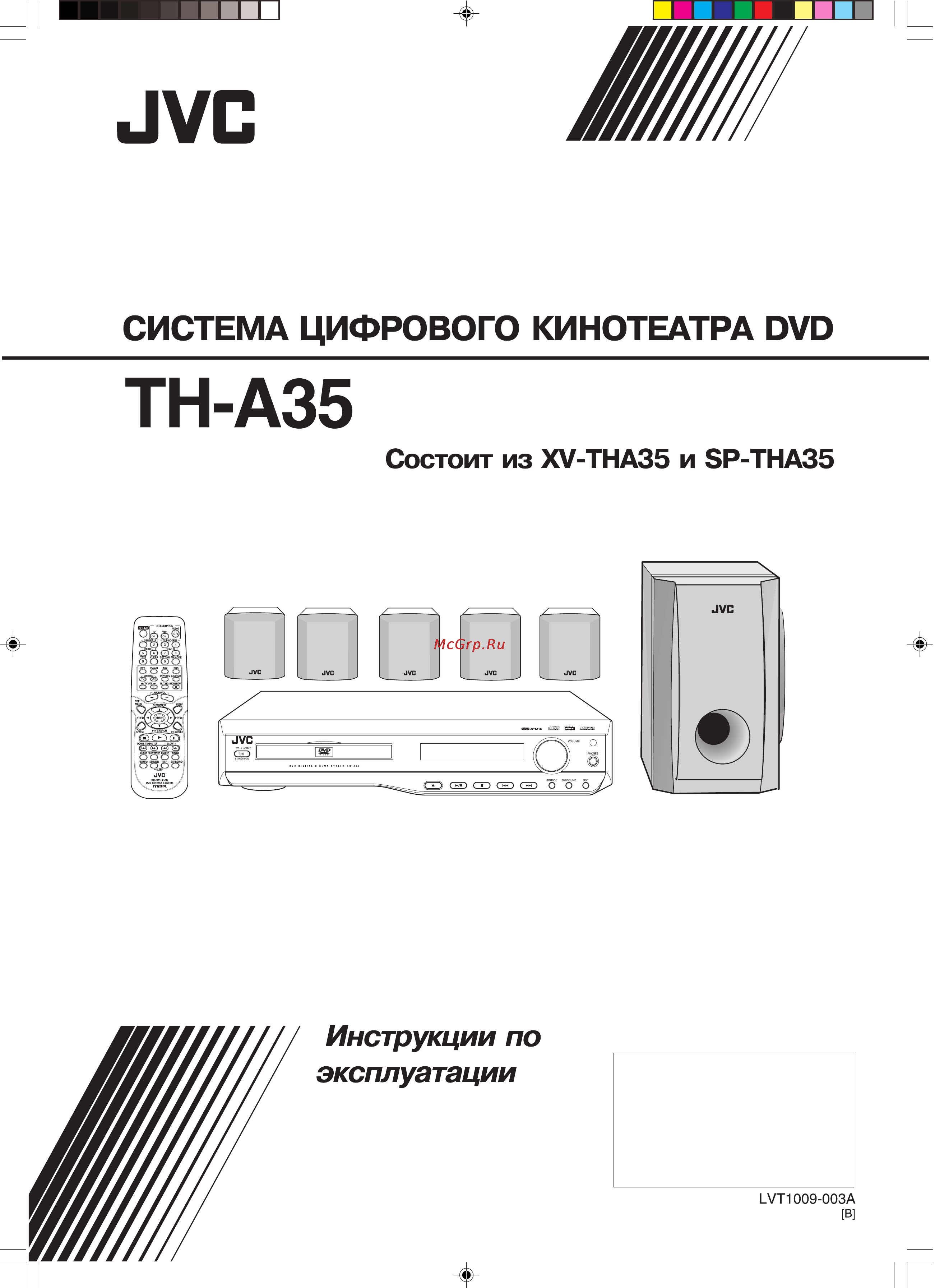 JVC TH-A35 Инструкция по эксплуатации онлайн