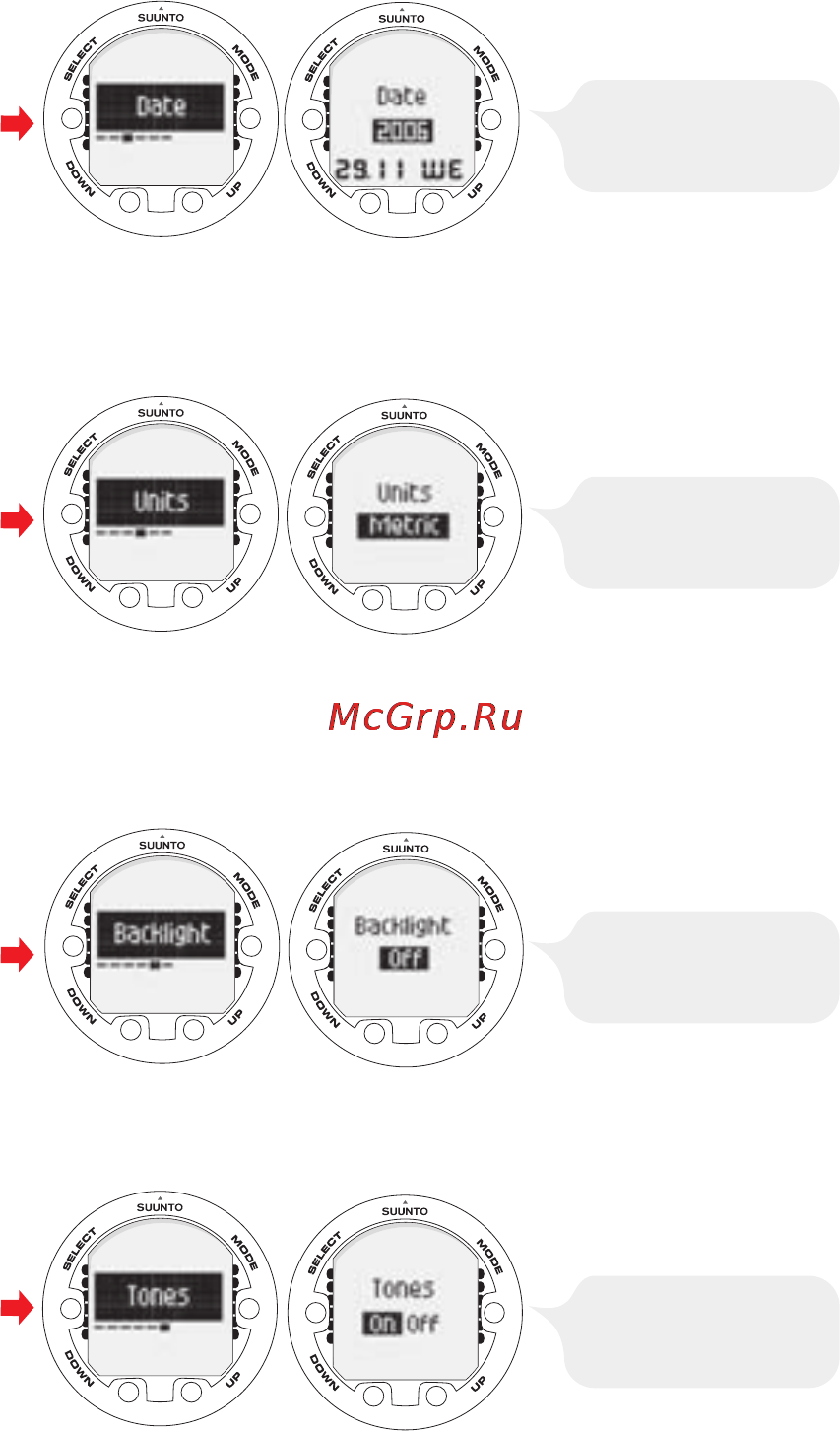 Suunto Cobra2 [12/56] Setting the units