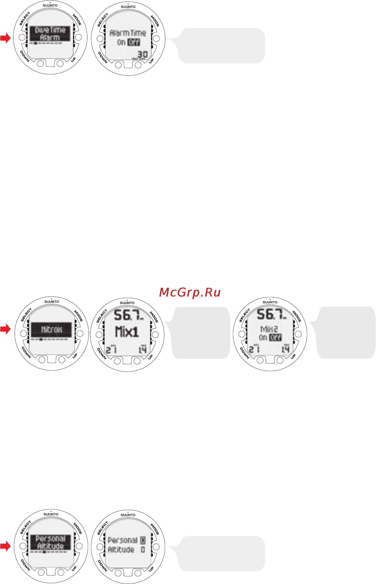 Suunto Cobra2 [20/56] Setting the nitrox values