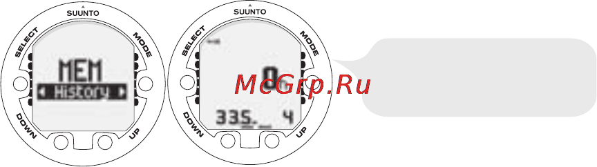 Suunto Cobra2 [38/56] Dive history memhistory