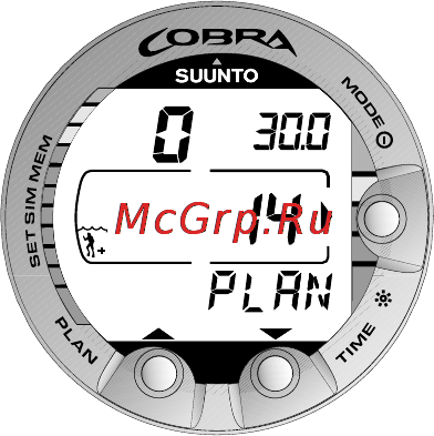 Suunto Cobra [19/78] User definable functions and alarms