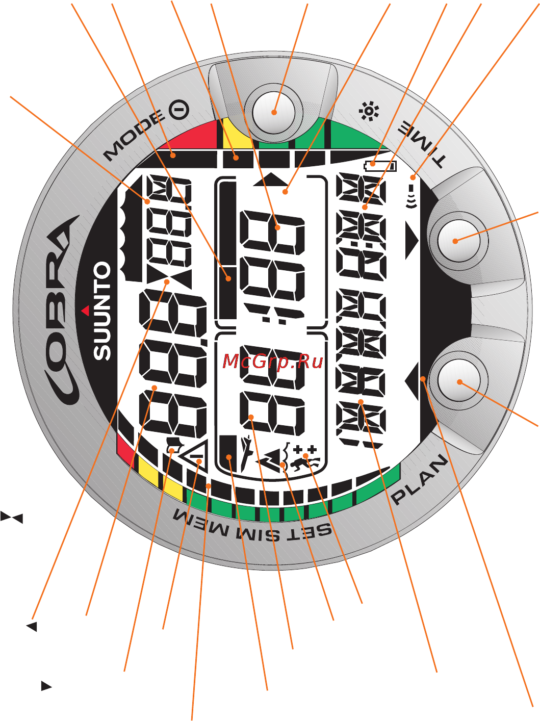 Suunto Cobra [2/78] Asc time