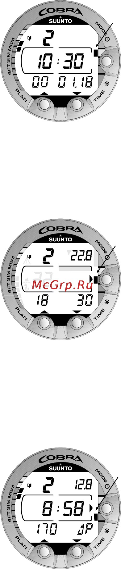 Suunto Cobra [44/78] Memories and data transfer 1 memory