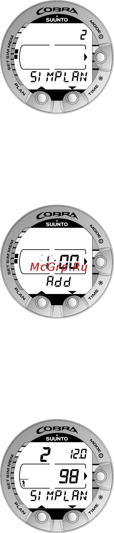 Suunto Cobra [50/78] Dive planning simulator 2 simplan