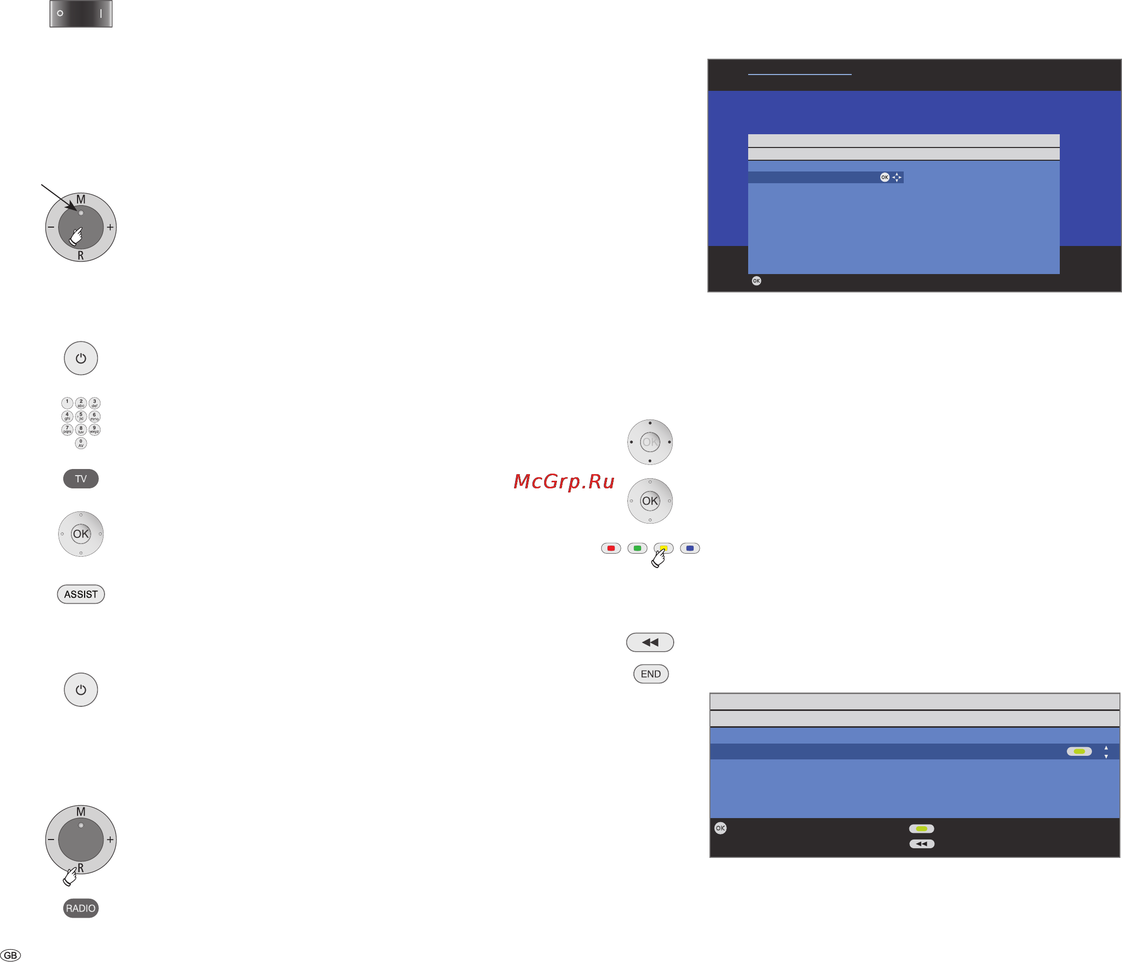 Loewe Connect 37 Full-HD+ [12/64] Or assist button assist menuiscalled