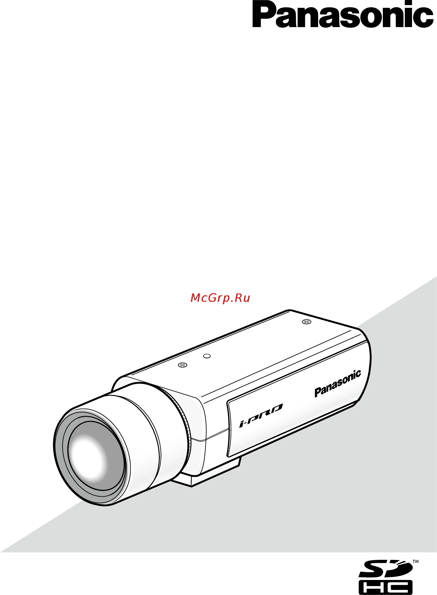 Panasonic WV-SP302 Инструкция по эксплуатации онлайн