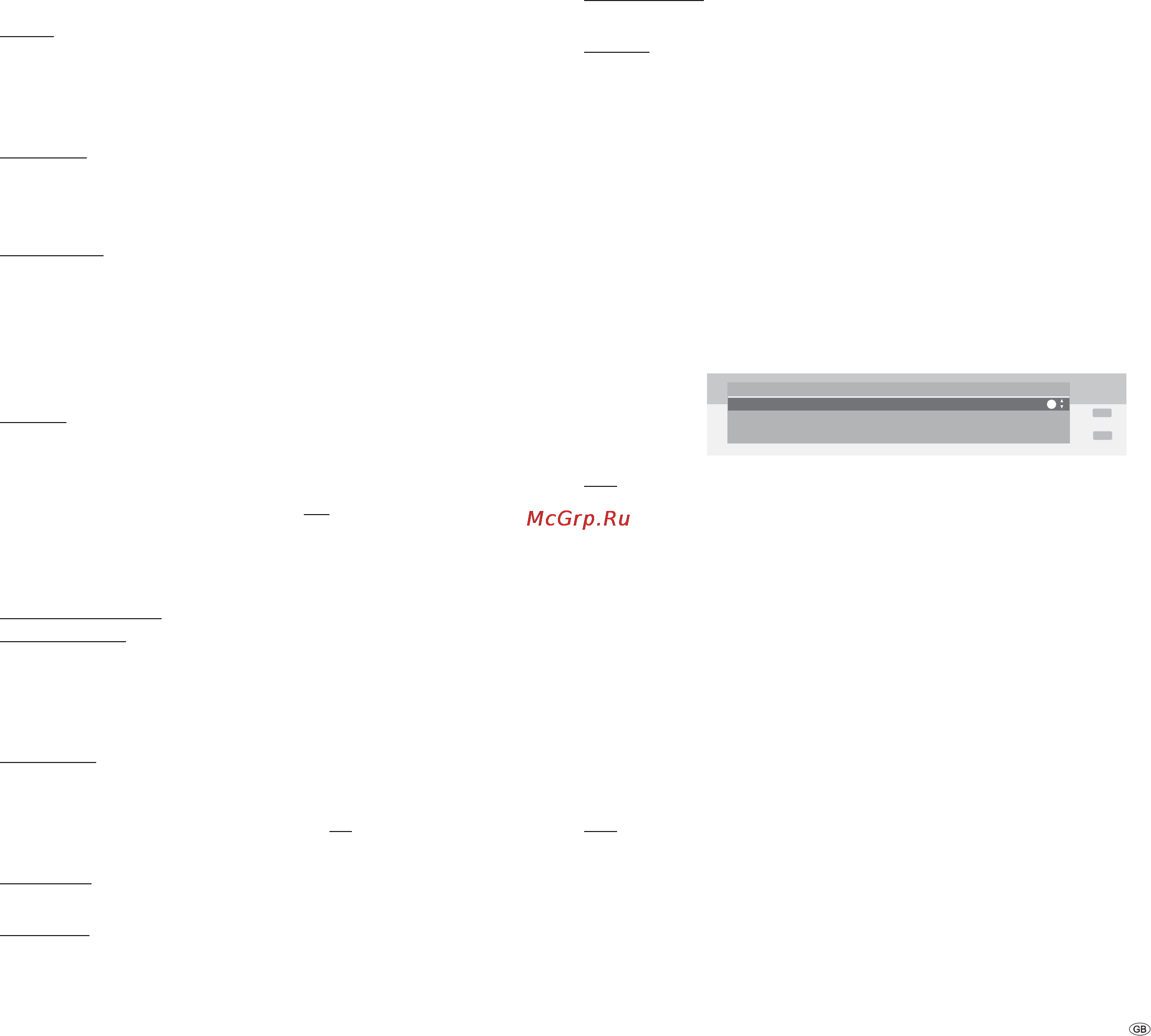 Loewe Individual 26 Selection [21/46] Operating modes tv
