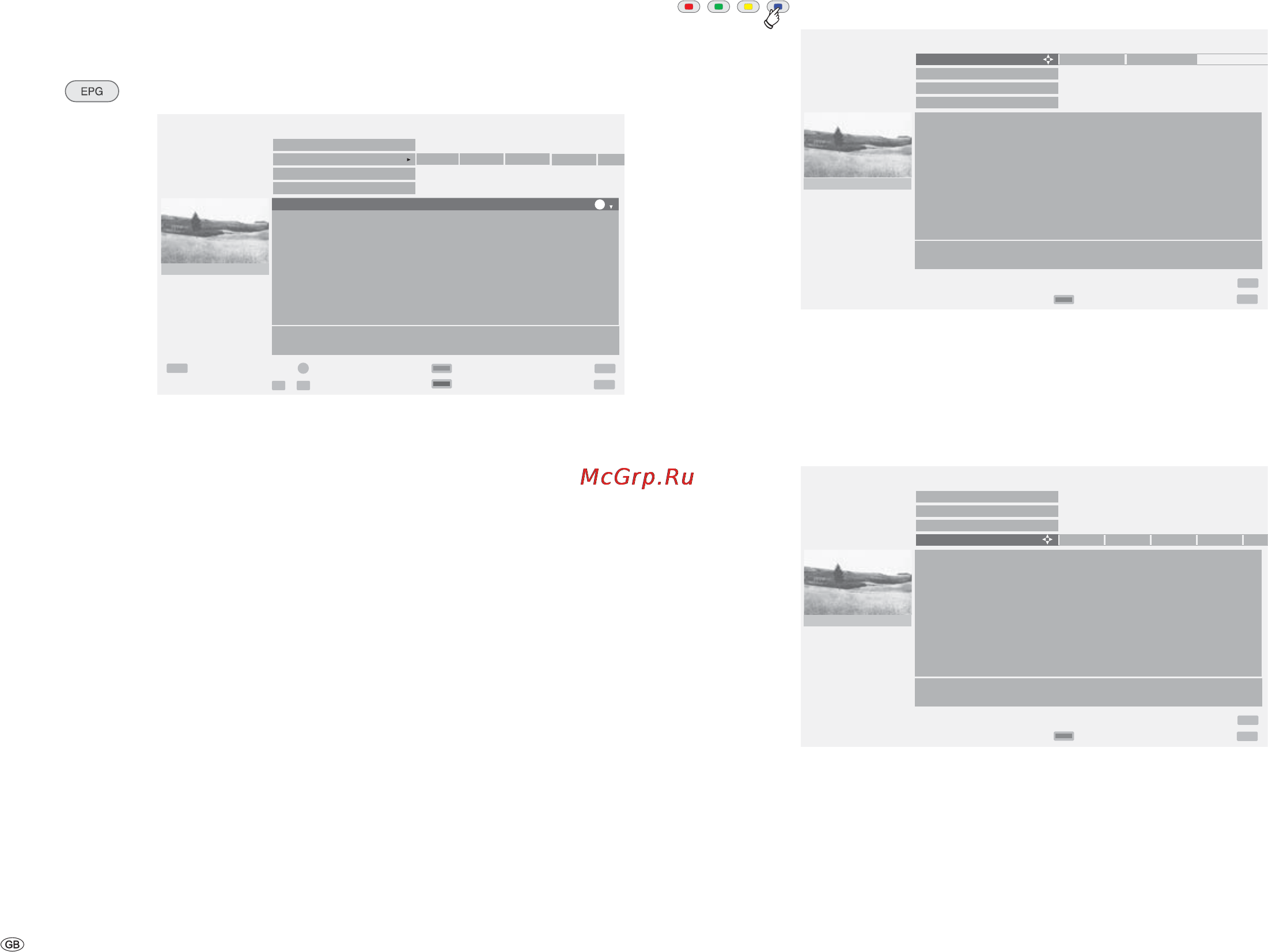 Loewe Individual 26 Selection [26/46] Operating modes epg