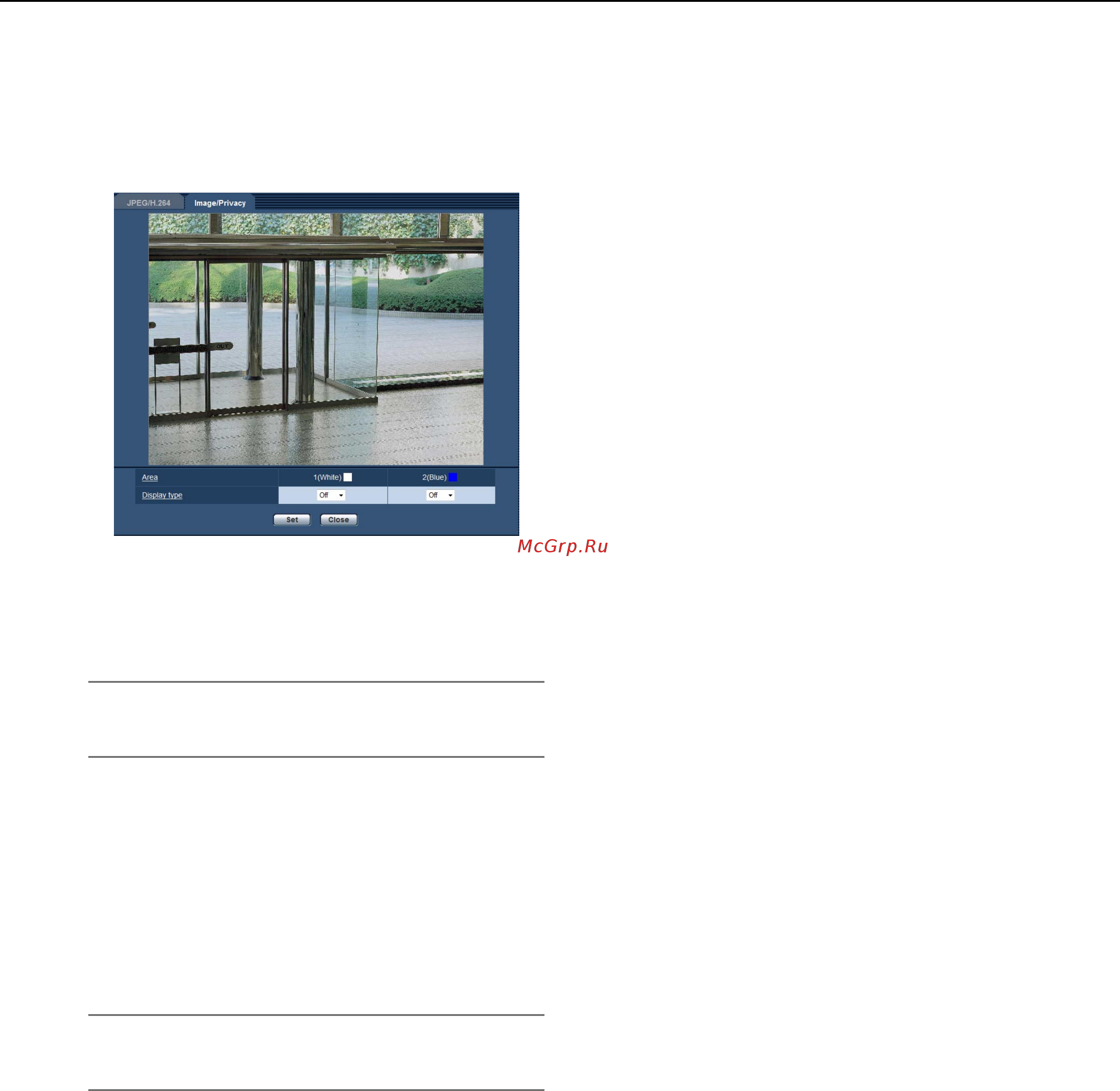 Panasonic WV-SP105 [29/64] Configure the settings relating to the privacy zone privacy zone setup menu