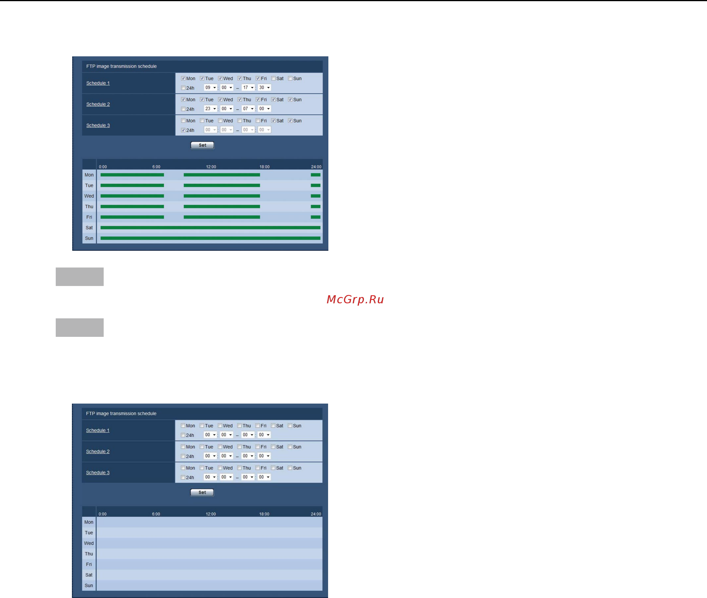 Panasonic WV-SP105 [51/64] How to delete the set schedule