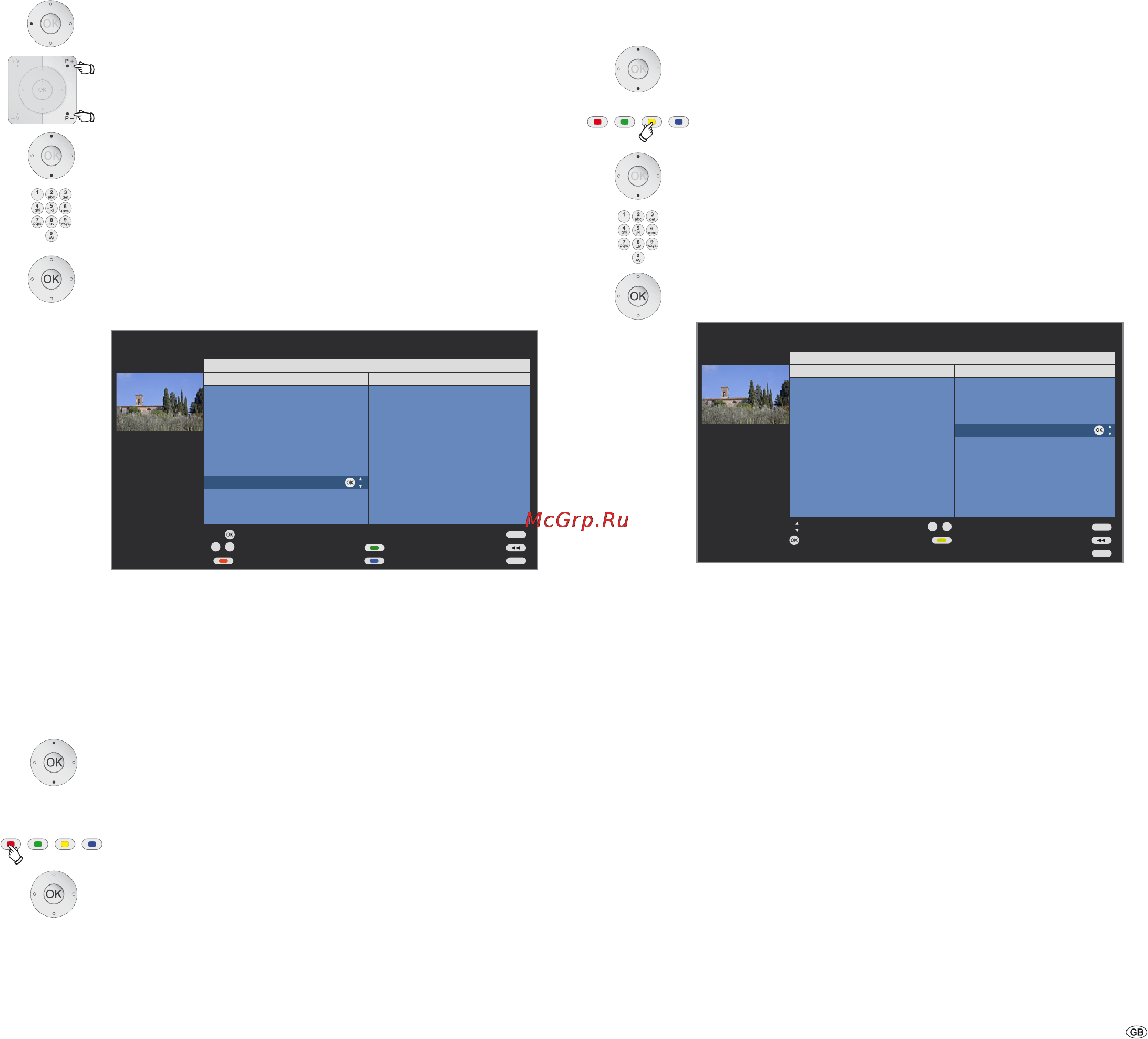 Loewe Individual 32 Selection HD+ [25/60] Favourites list right column must be selected if not change the list with