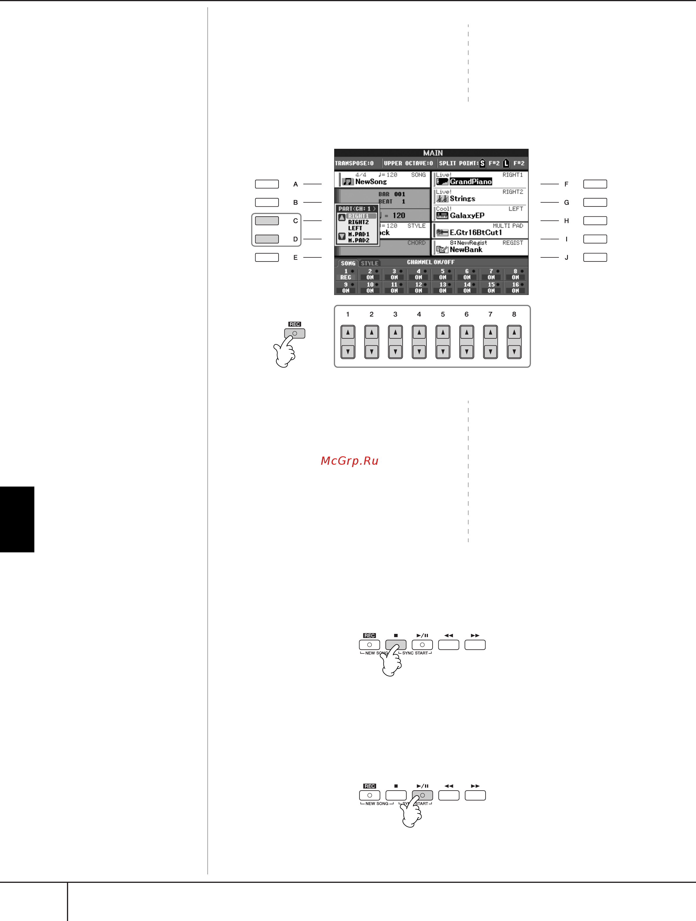 Yamaha PSR-S900 [150/224] Π π π π