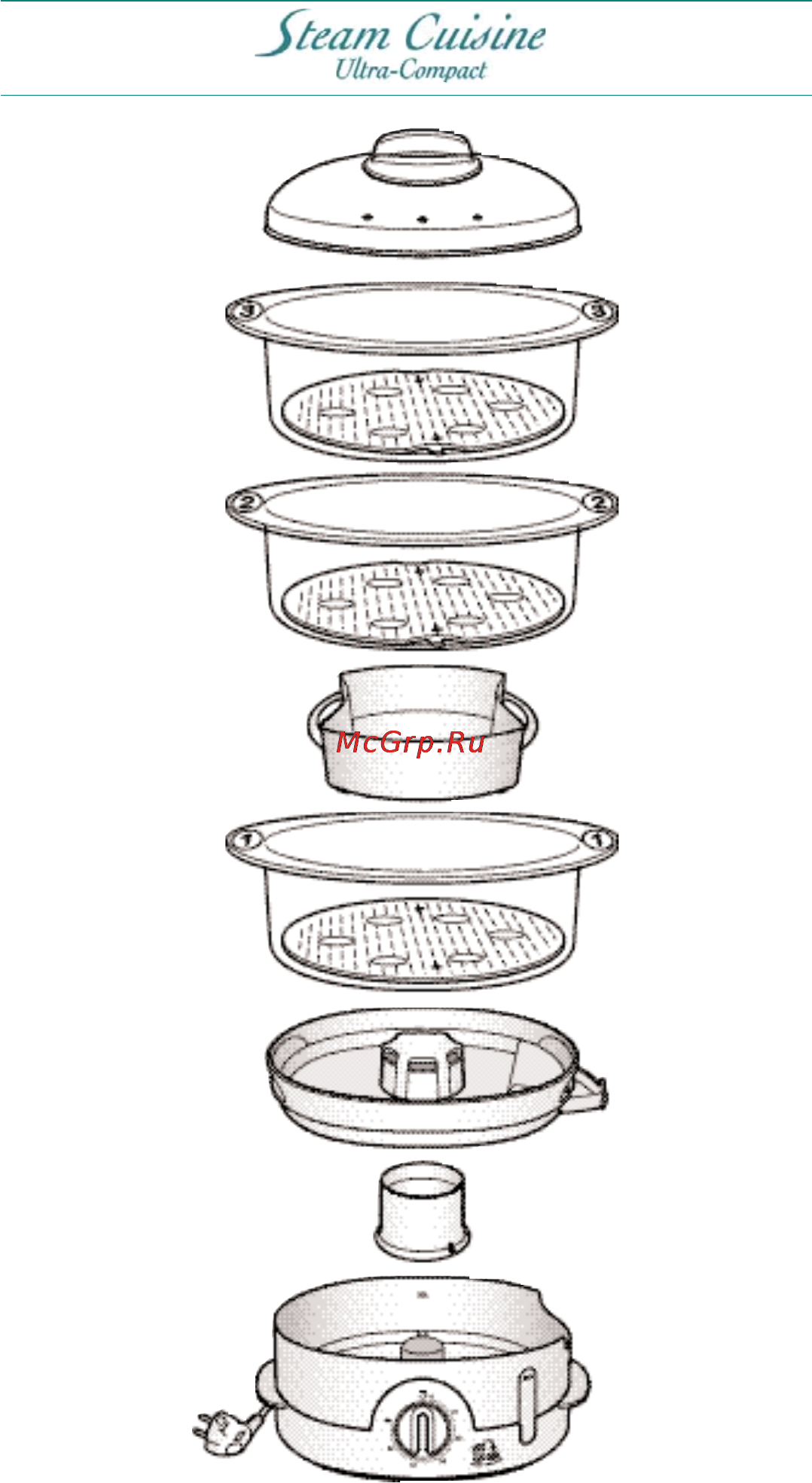 Tefal VC 1002 Инструкция по эксплуатации онлайн