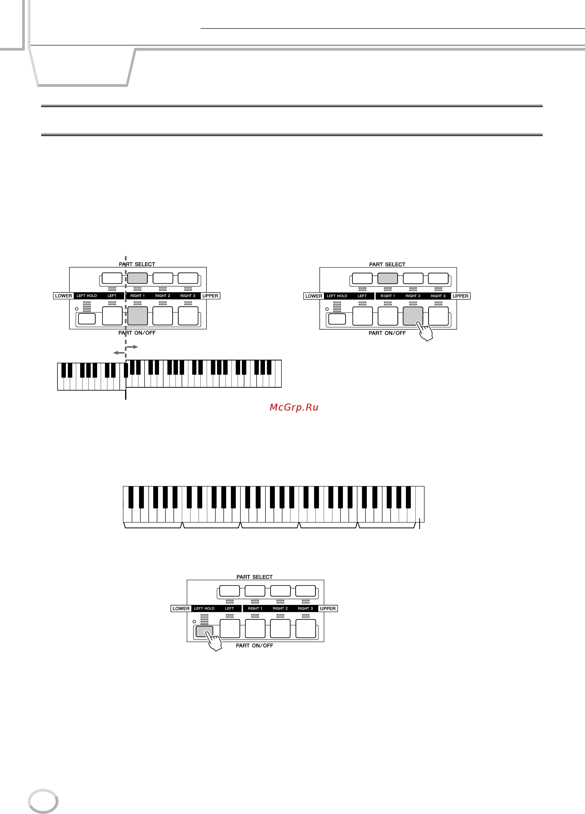 Yamaha TYROS2 [84/240] Тембры и партии клавиатуры