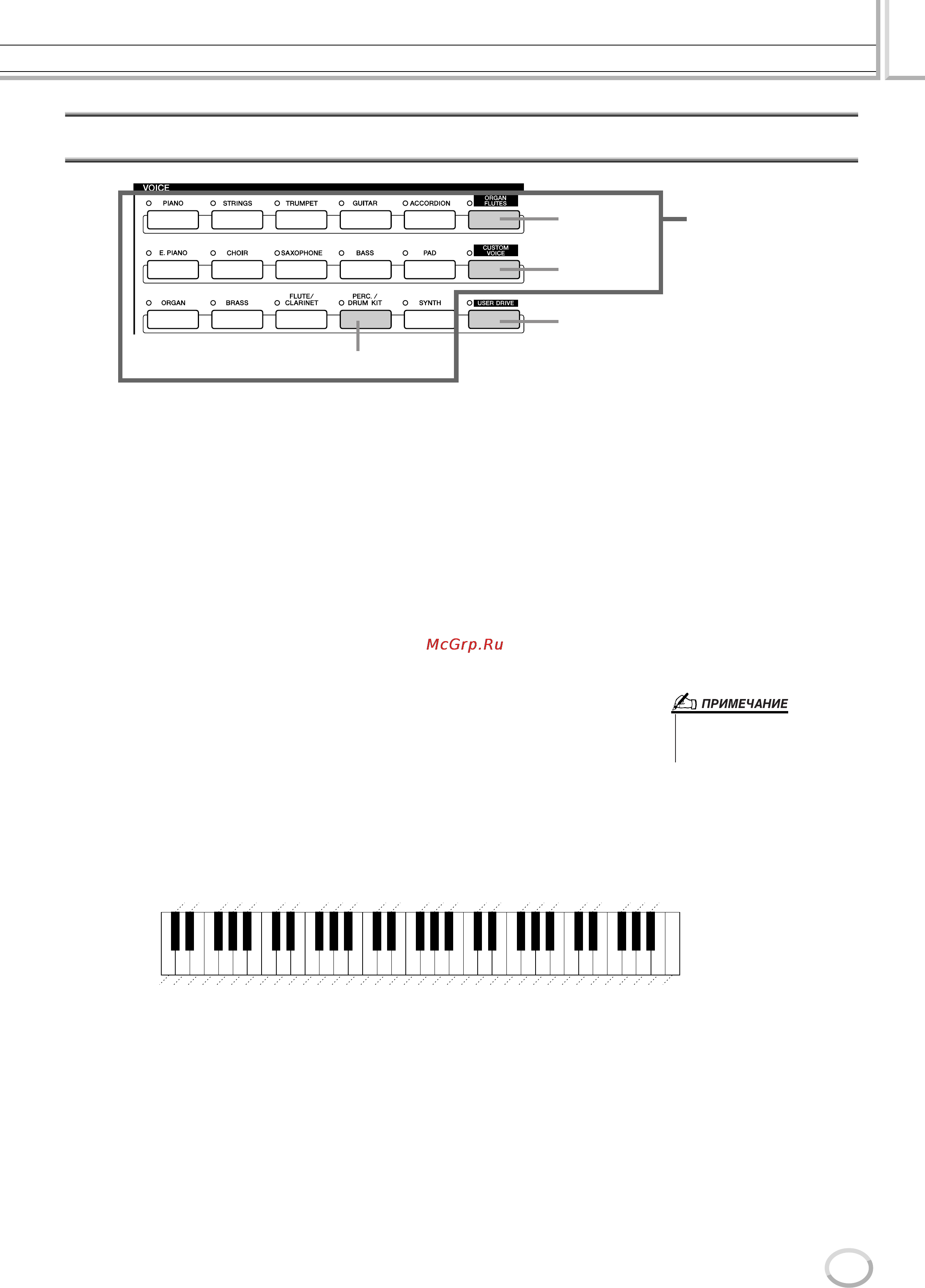 Yamaha TYROS2 [85/240] Типы тембров
