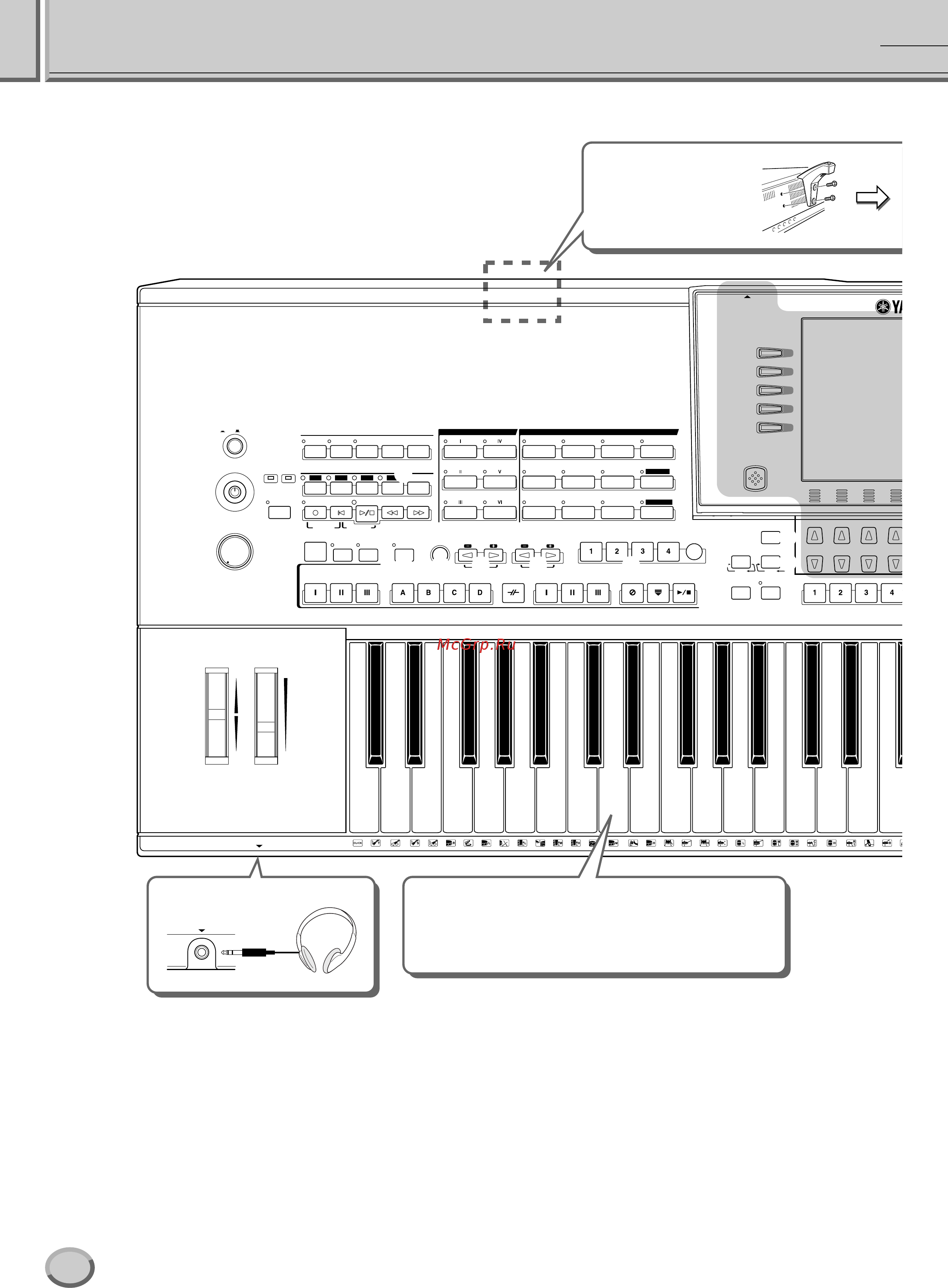 Yamaha TYROS3 [16/176] Оссф и и и