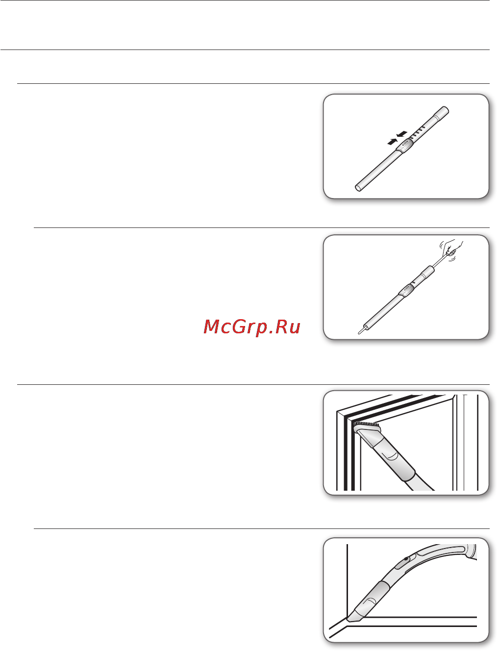 Samsung VCC47S5H35 [8/48] Использование и уход за насадками и фильтром