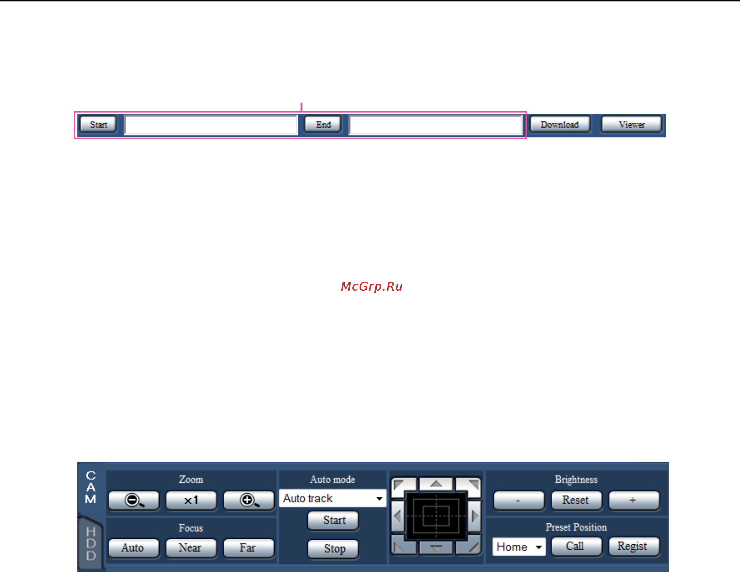 Panasonic WJ-NV200K/G [62/97] Download operation area