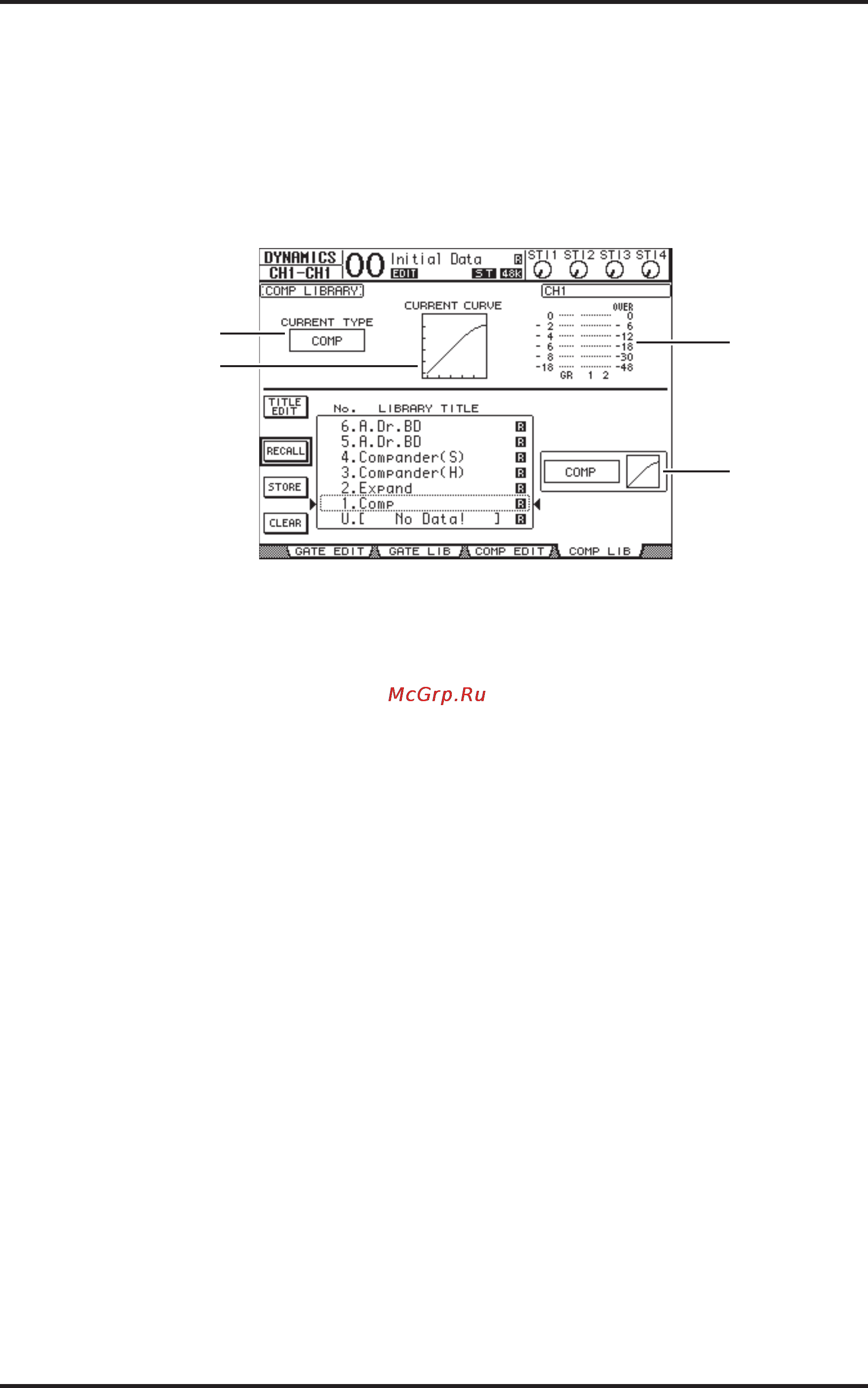 Yamaha 01V96VCM [182/320] Библиотека компрессора