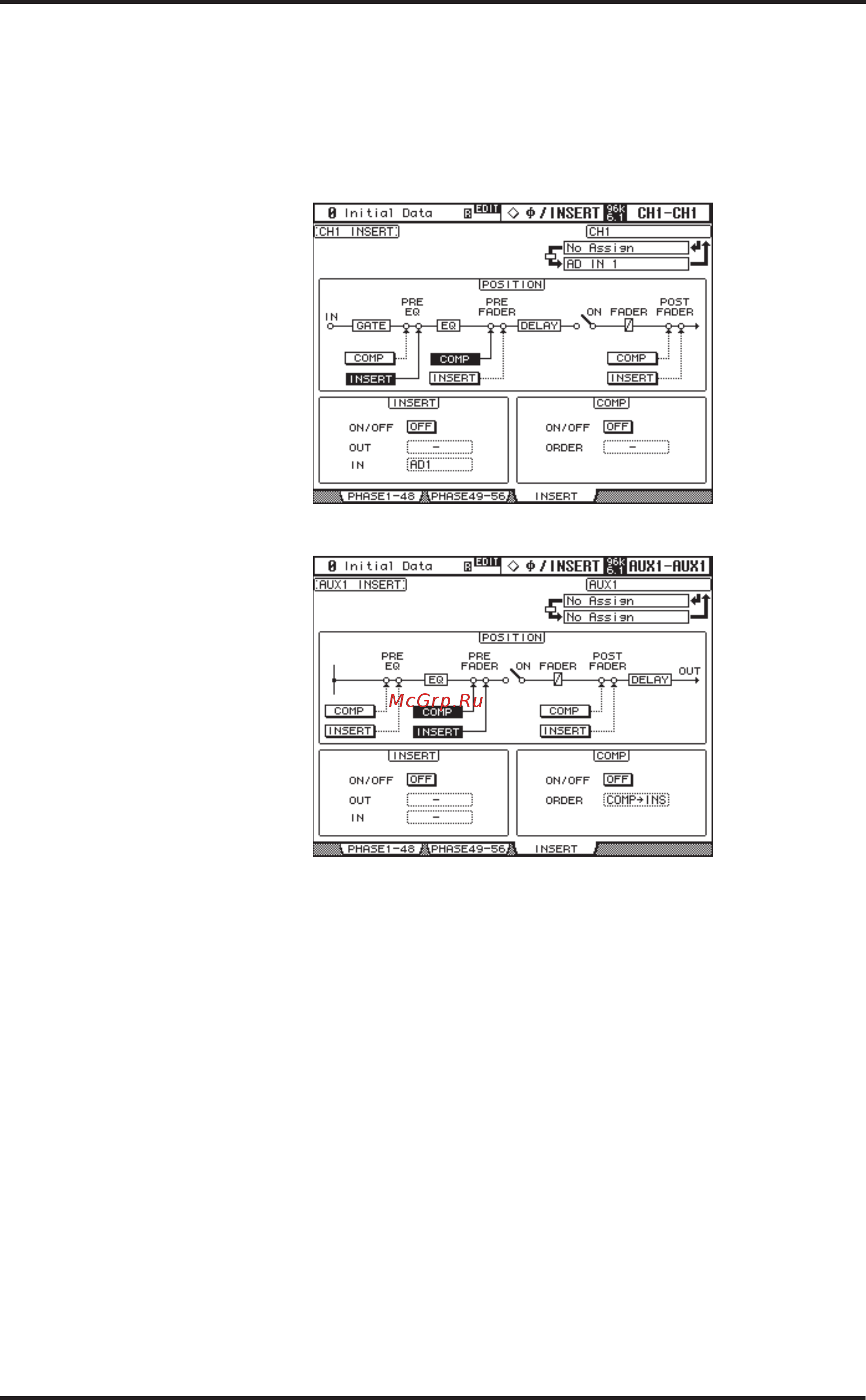 Yamaha 02r96 v2 [115/341] Использование инсертов