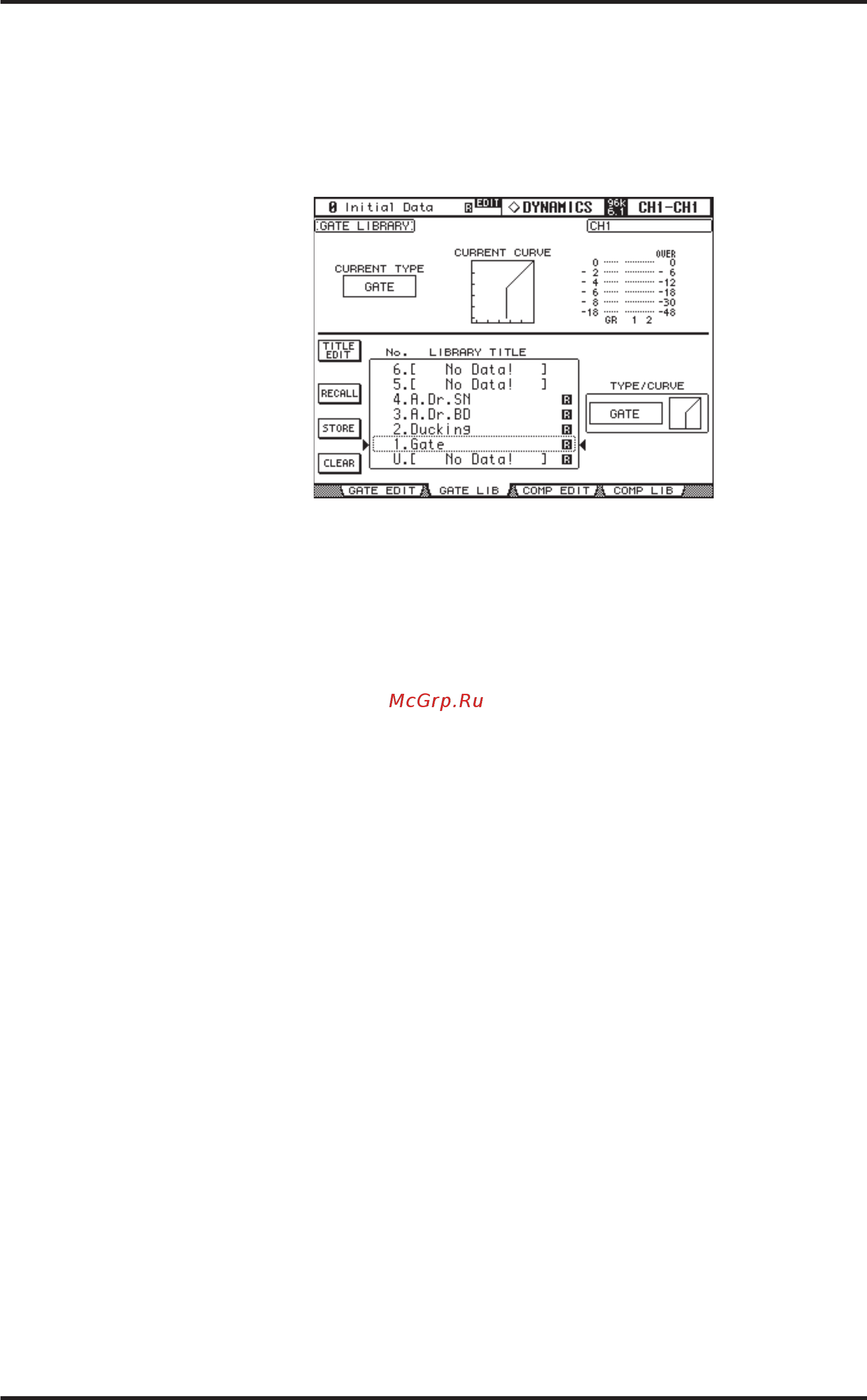 Yamaha 02R96VCM [148/341] Библиотека гейта