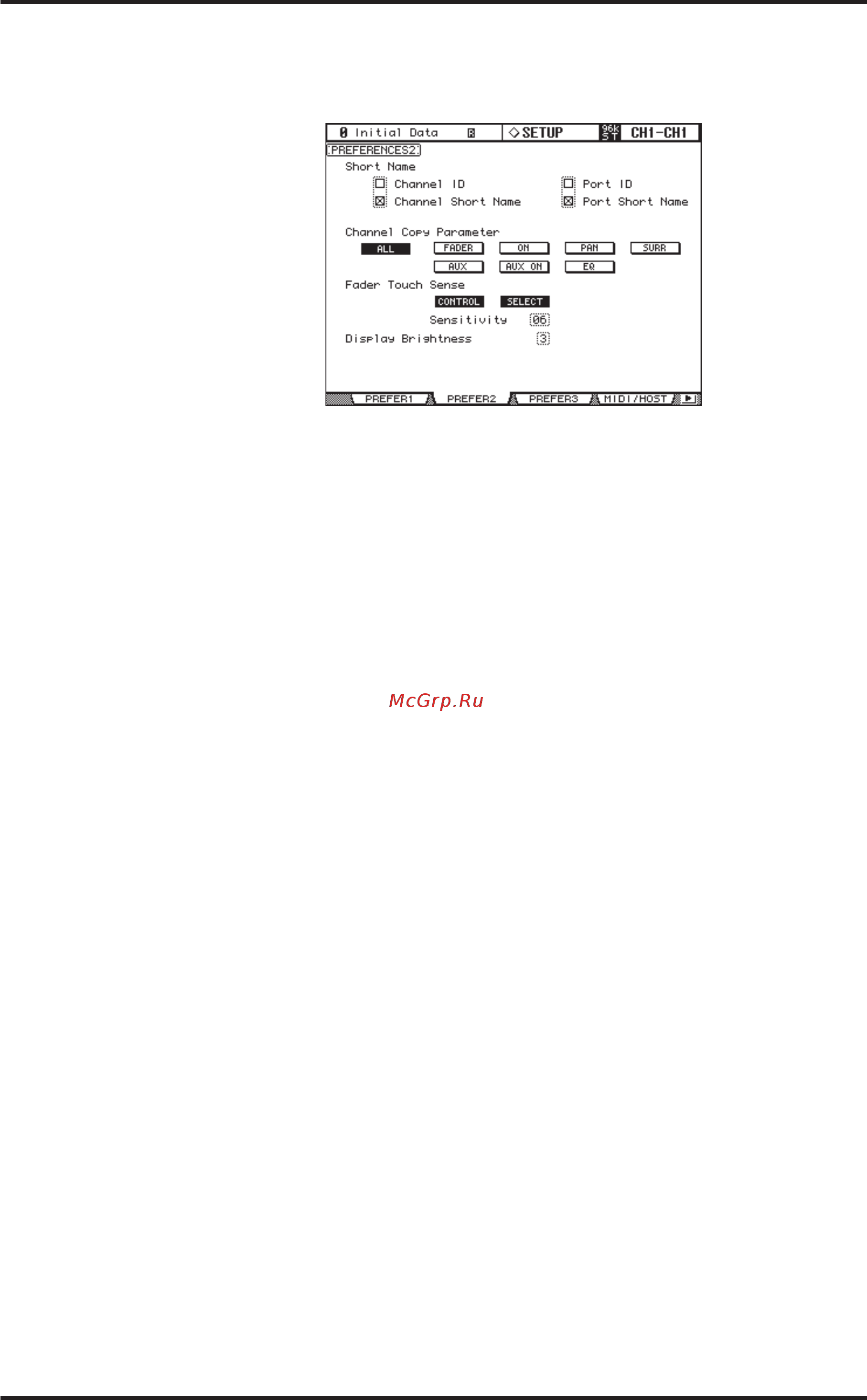 Yamaha 02R96VCM [232/341] Preferences 2