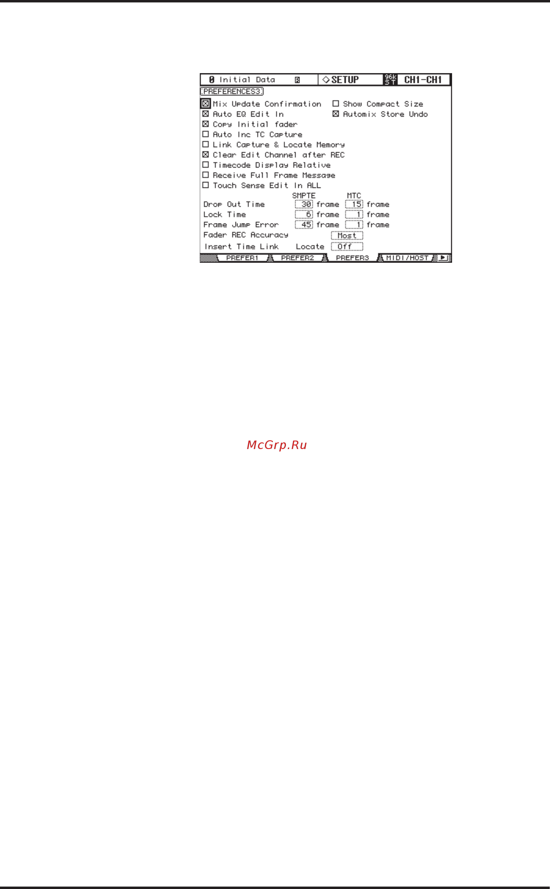 Yamaha 02R96VCM [233/341] Preferences 3