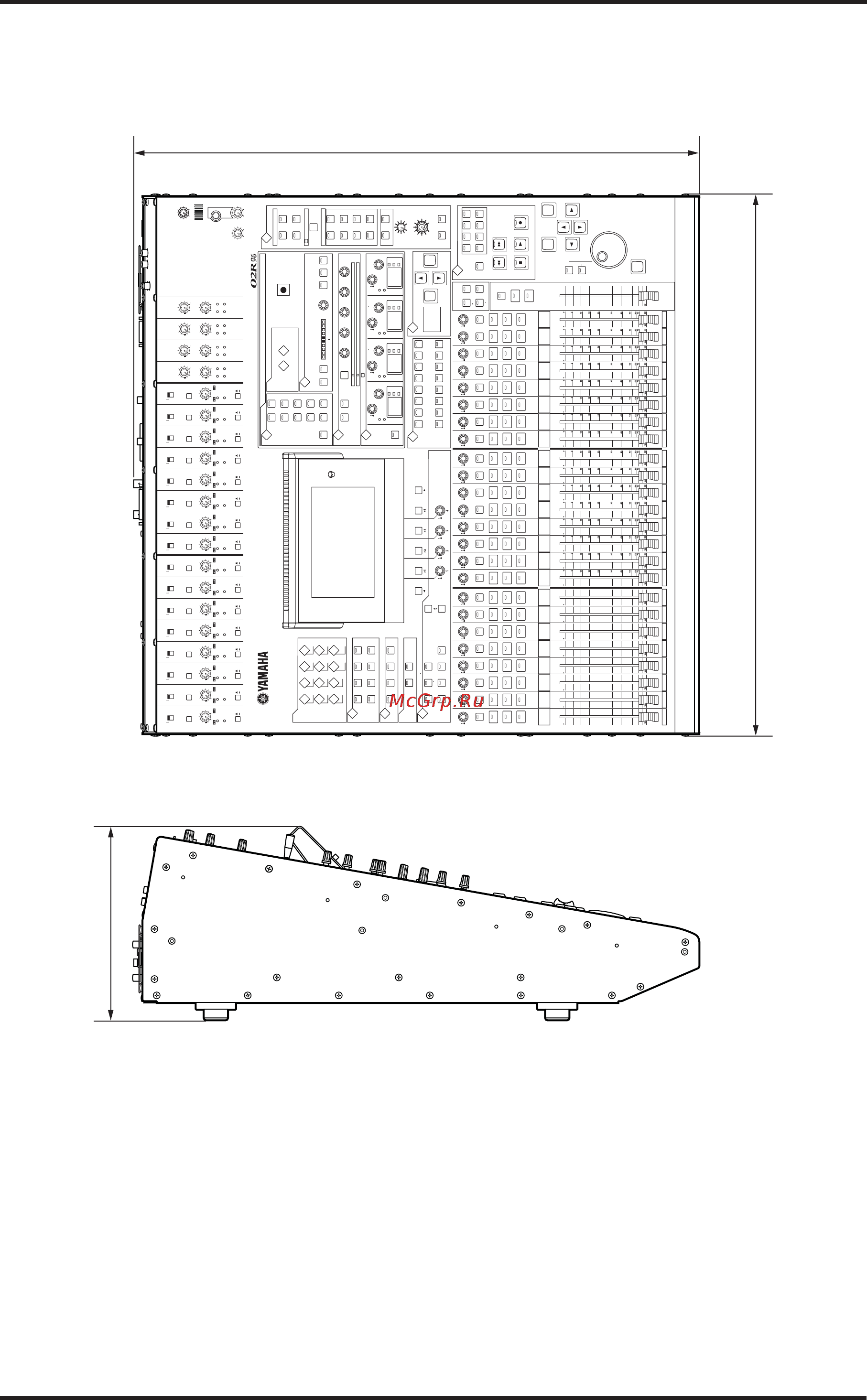Yamaha 02R96VCM [301/341] Aux select