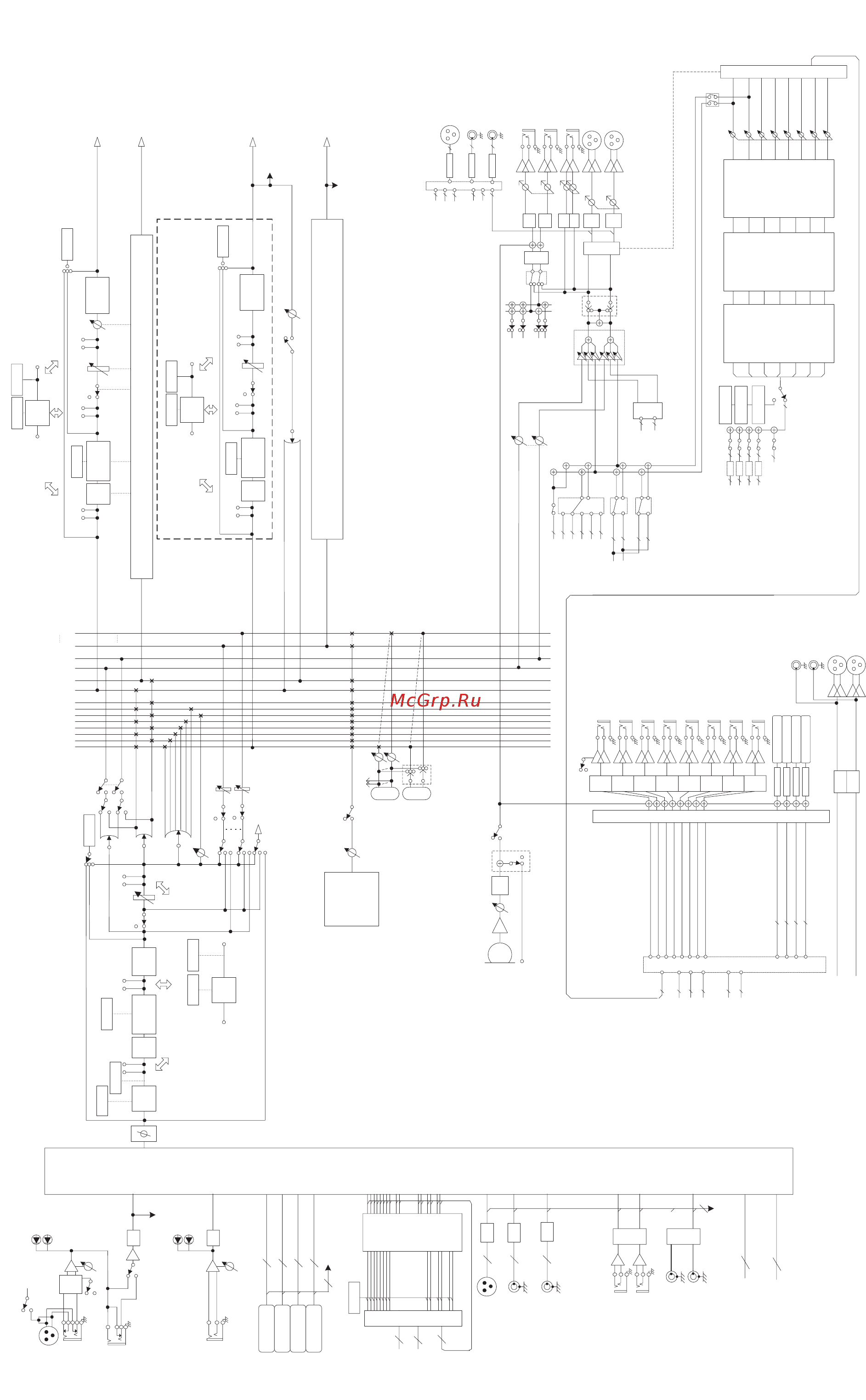 Yamaha 02R96VCM [338/341] Блок схема 02r96