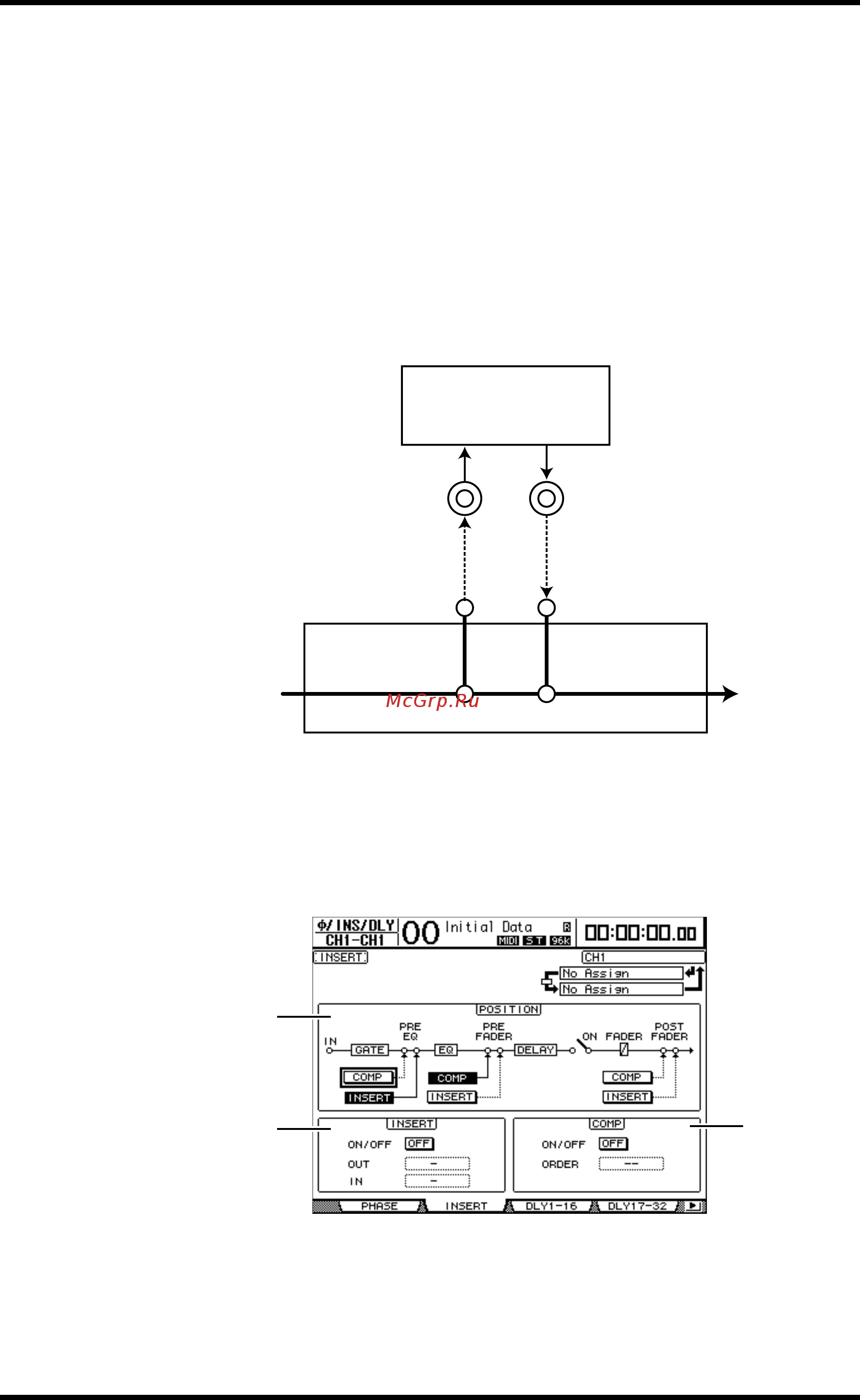 Yamaha DM1000VCM [116/310] Соединение выходов insert