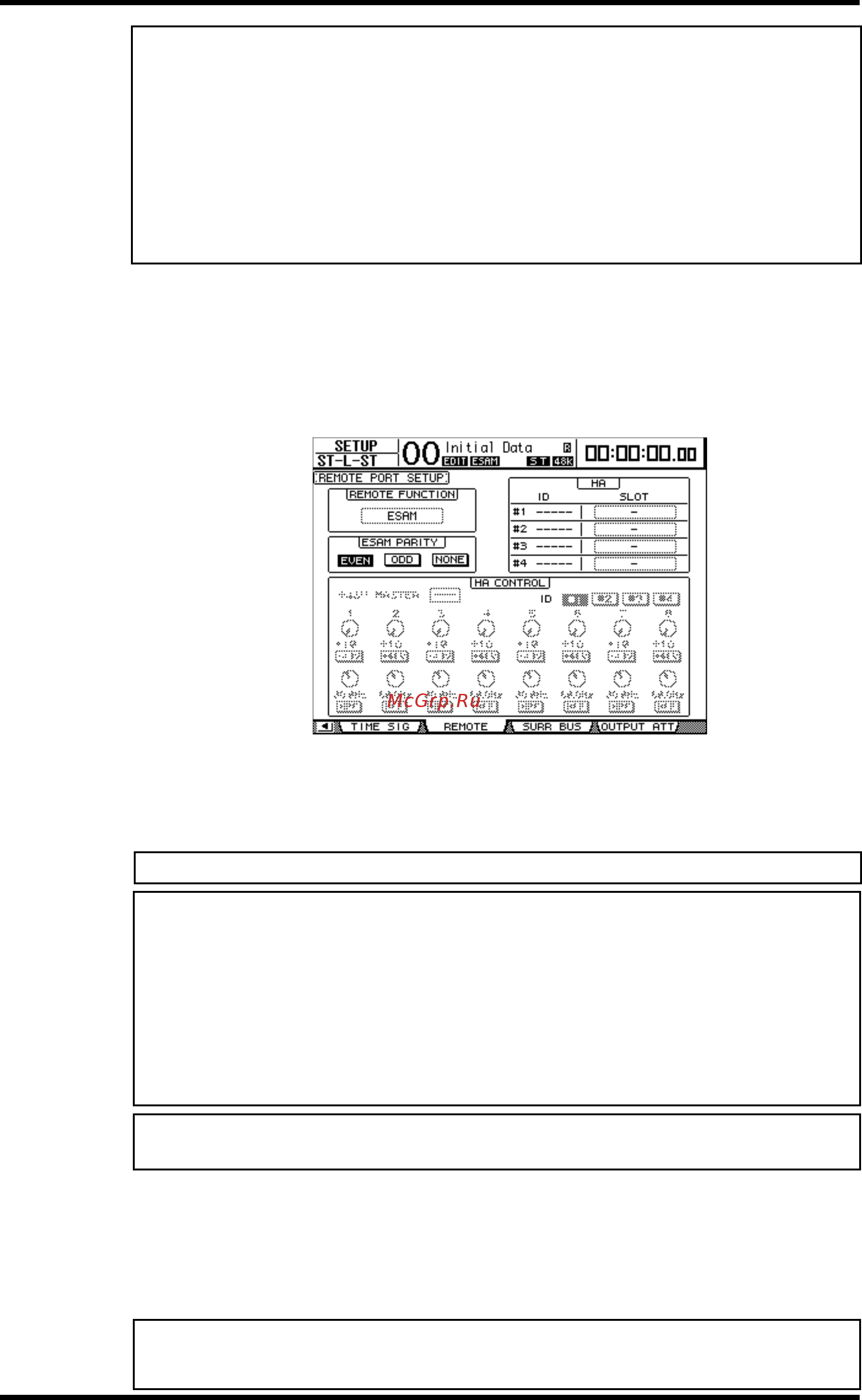 Yamaha DM1000V2E1 [260/310] Операция затухания с использованием команды esam