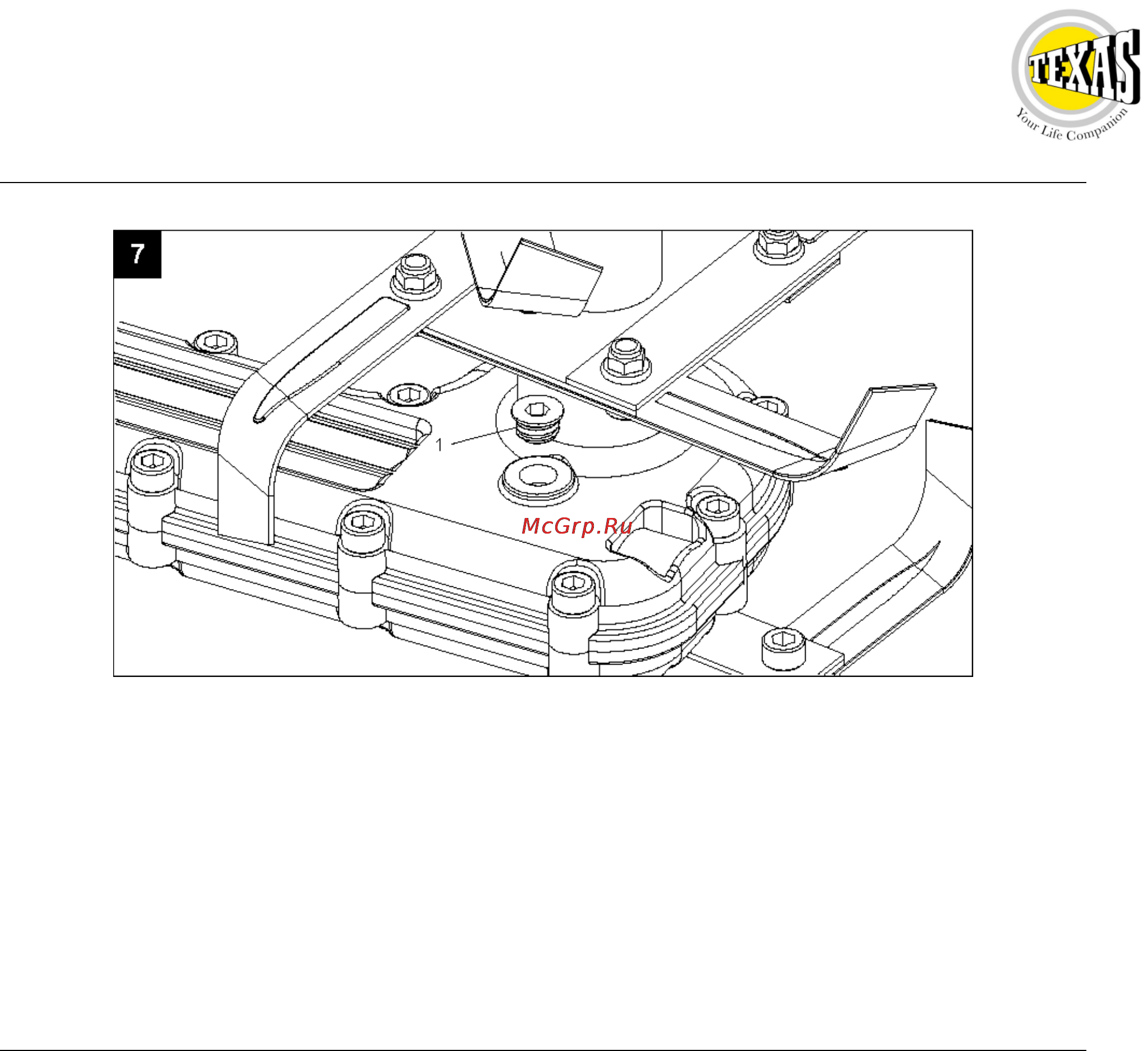 Texas El-Tex 1000 [16/26] Only use original spare parts