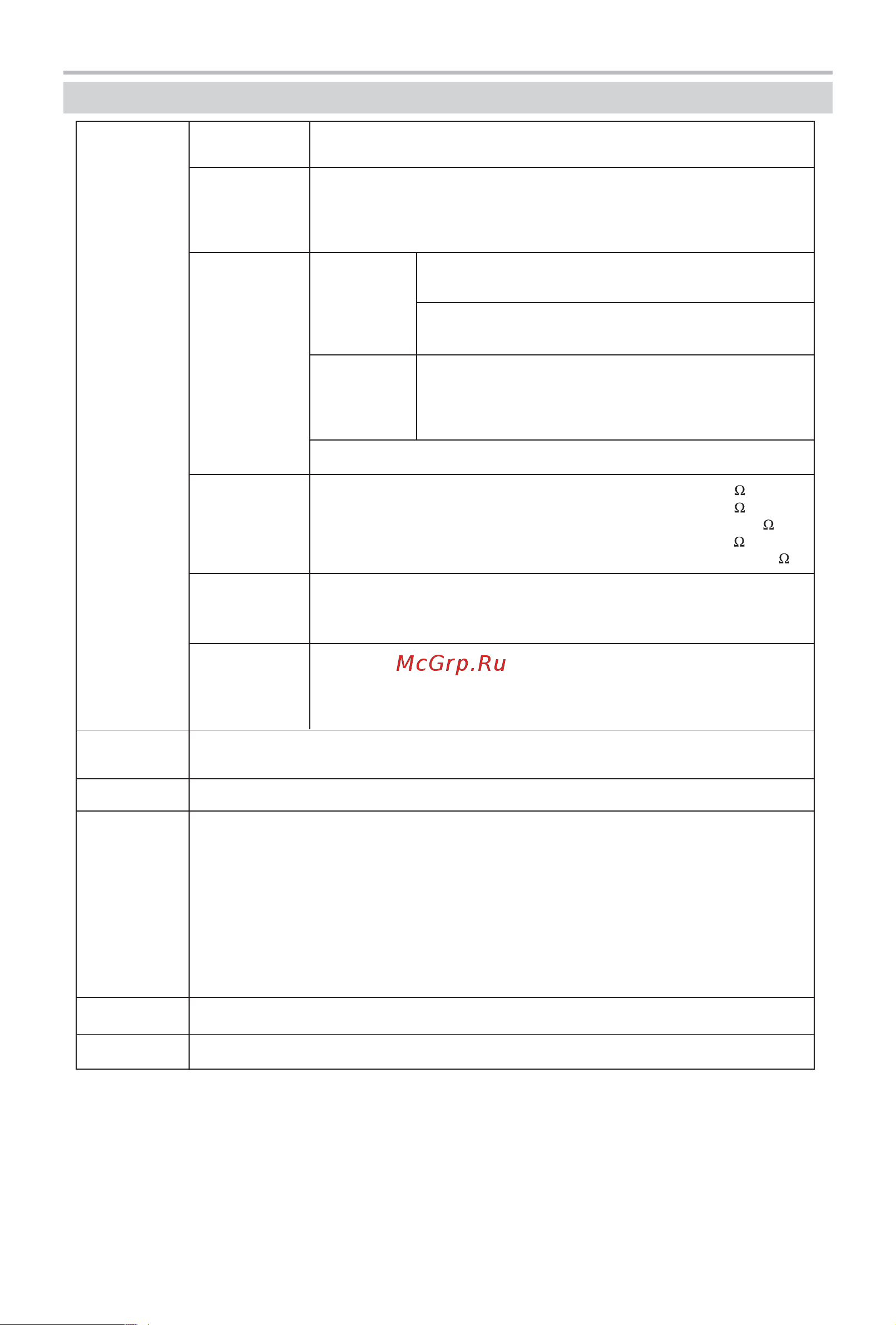 BBK DK1040S [38/40] Технические характеристики