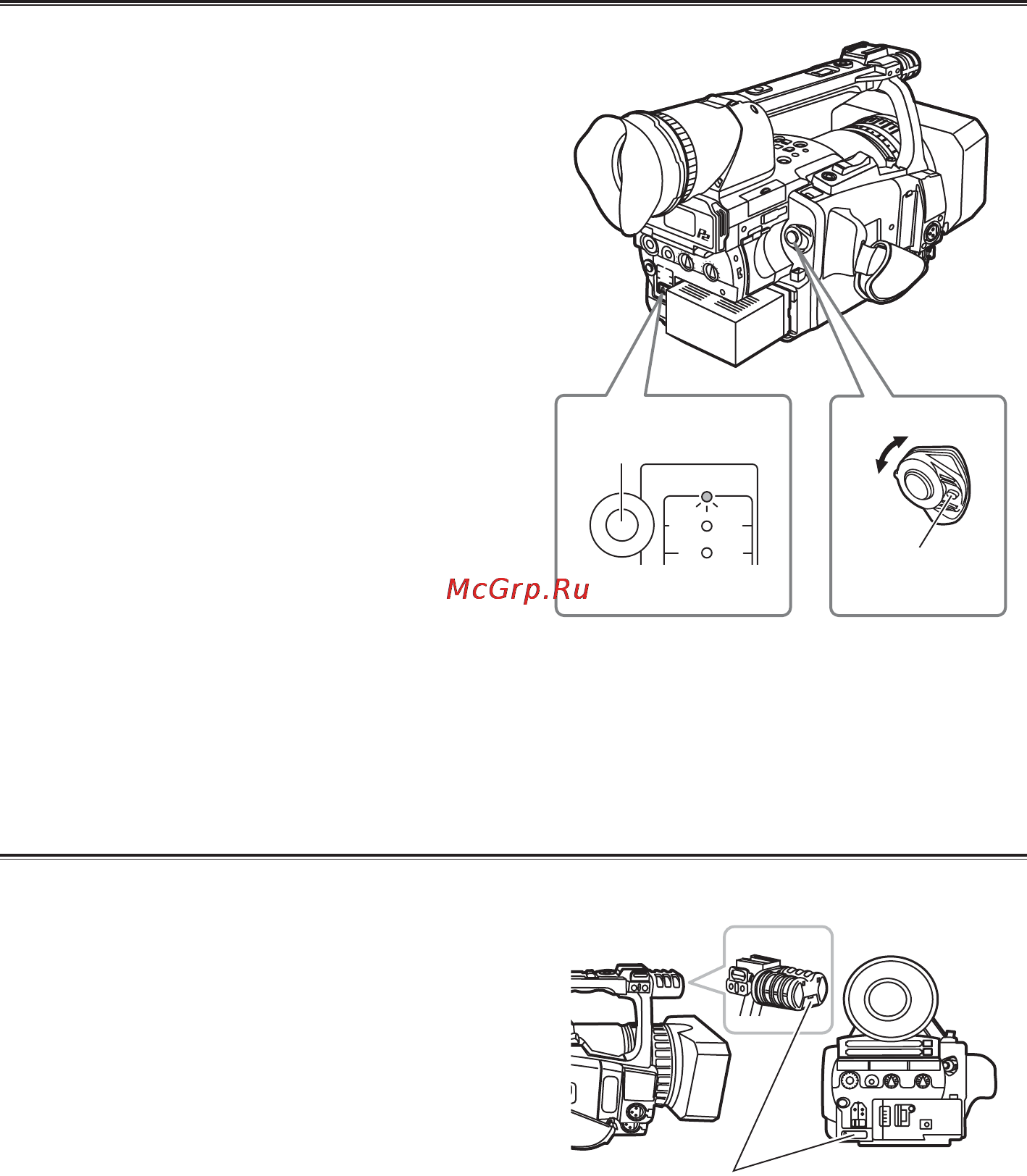 Panasonic AG-HVX204AER [20/138] Включение выключение видеокамеры